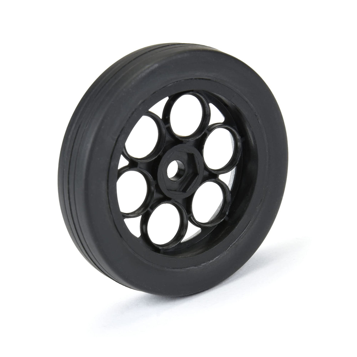 Pro-line Racing 1021910 1/16 Front Runner Front Tires MTD 8mm Black/Silver (2): Mini Drag