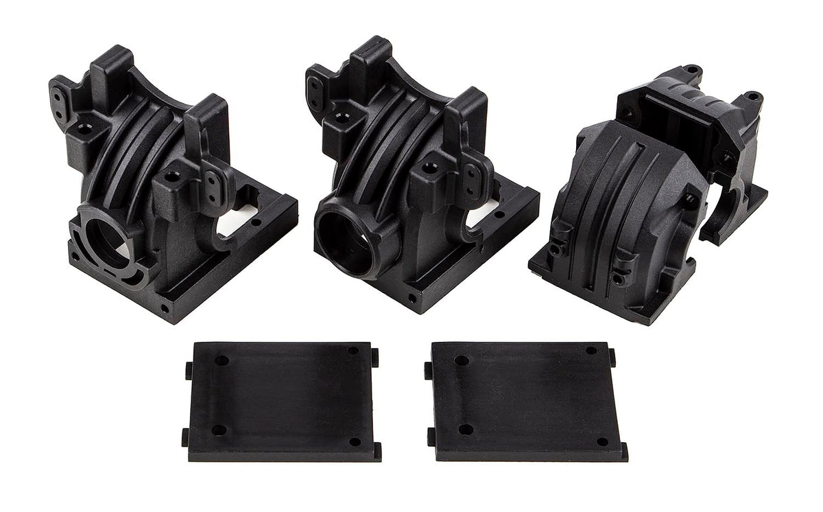 Team Associated 25908 Rival MT8 Front and Rear Gearbox Set