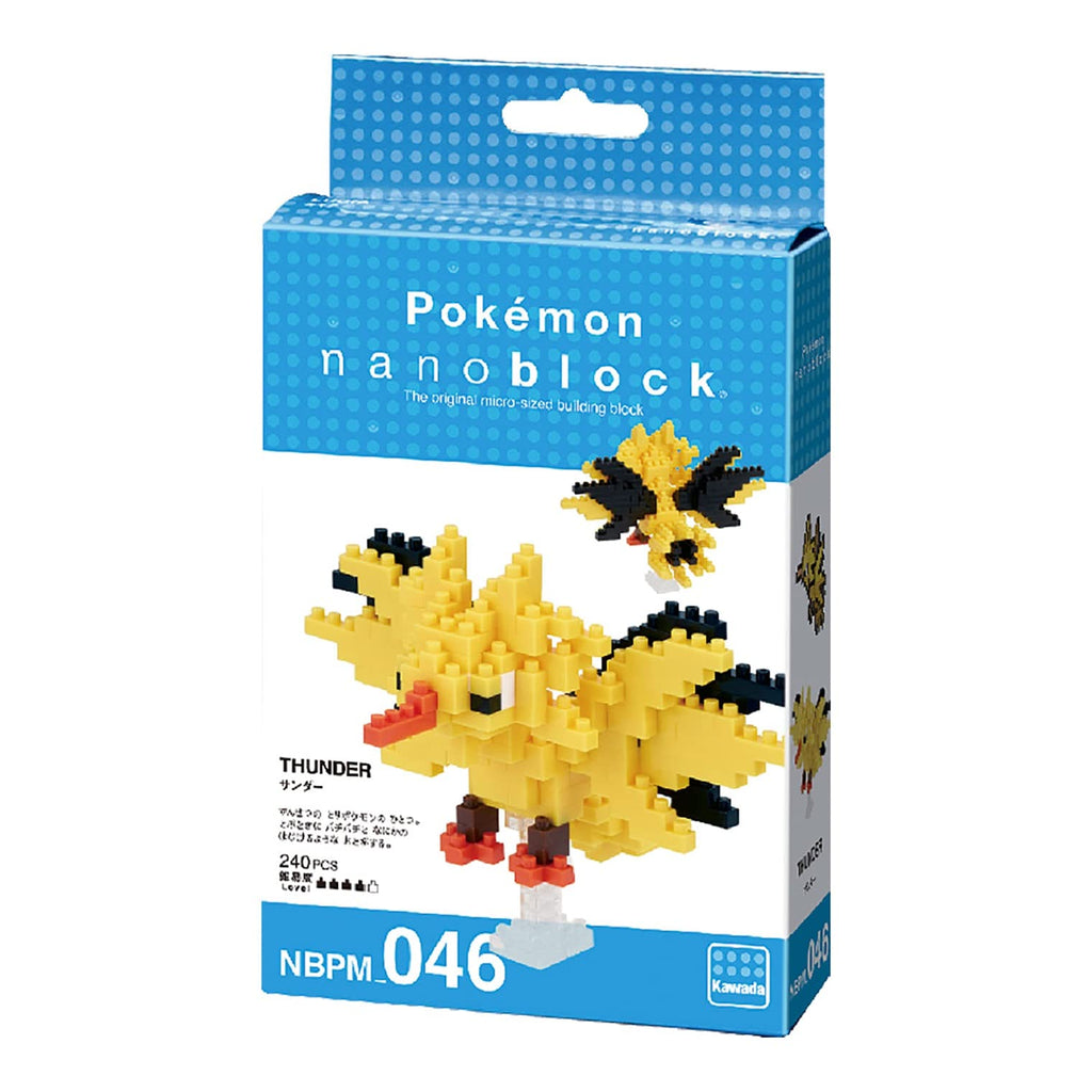 Nanoblock 21382 Zapdos "Pok�mon", Nanoblock Pok�mon Series (Box/12)