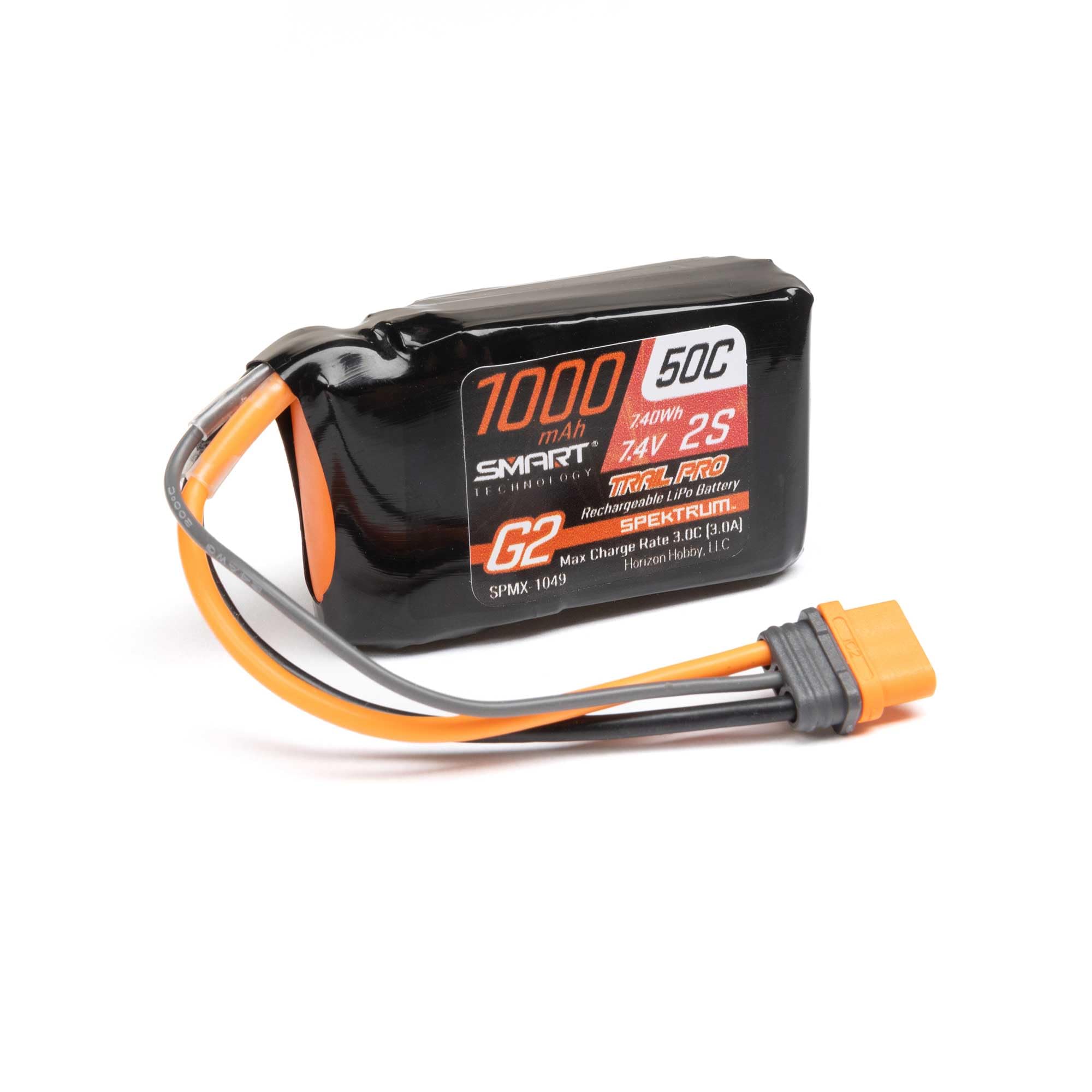 Spektrum SPMX-1049 Smart G2 Trail Pro 1000mAh 2S 7.4V 50C LiPo w/ IC2