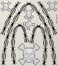 XXX Main R020 Barbed Wire & Skulls/Cross Bones Internal Graphics R/C Decals