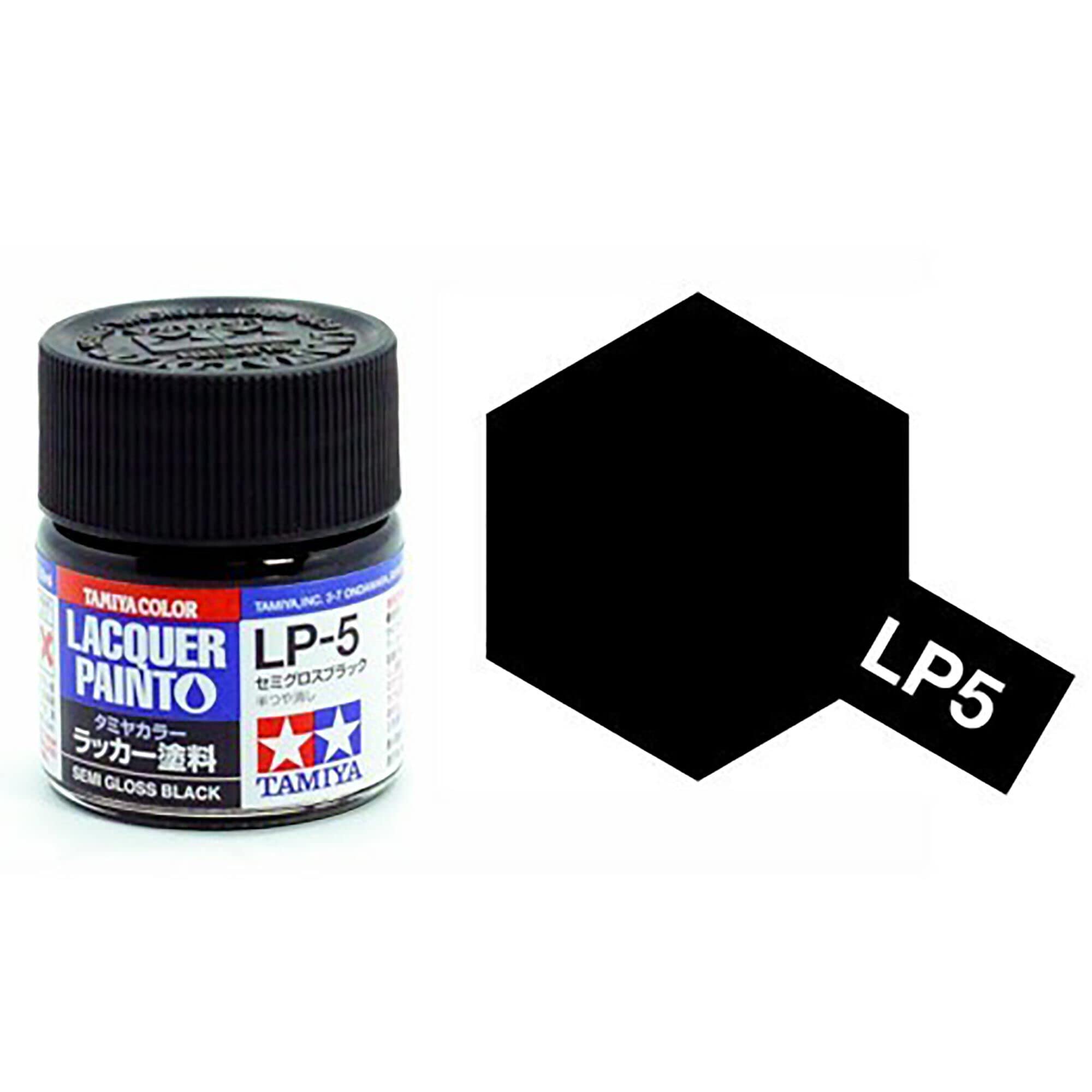 Tamiya 82105 Lacquer Paint LP-5 Semi Gloss Black 10 ML