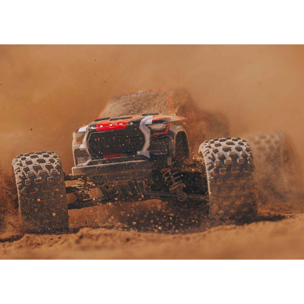 ARRMA ARA2102T2 Granite GROM 4X4 RTR 1/18 Monster Truck Red LiPo New