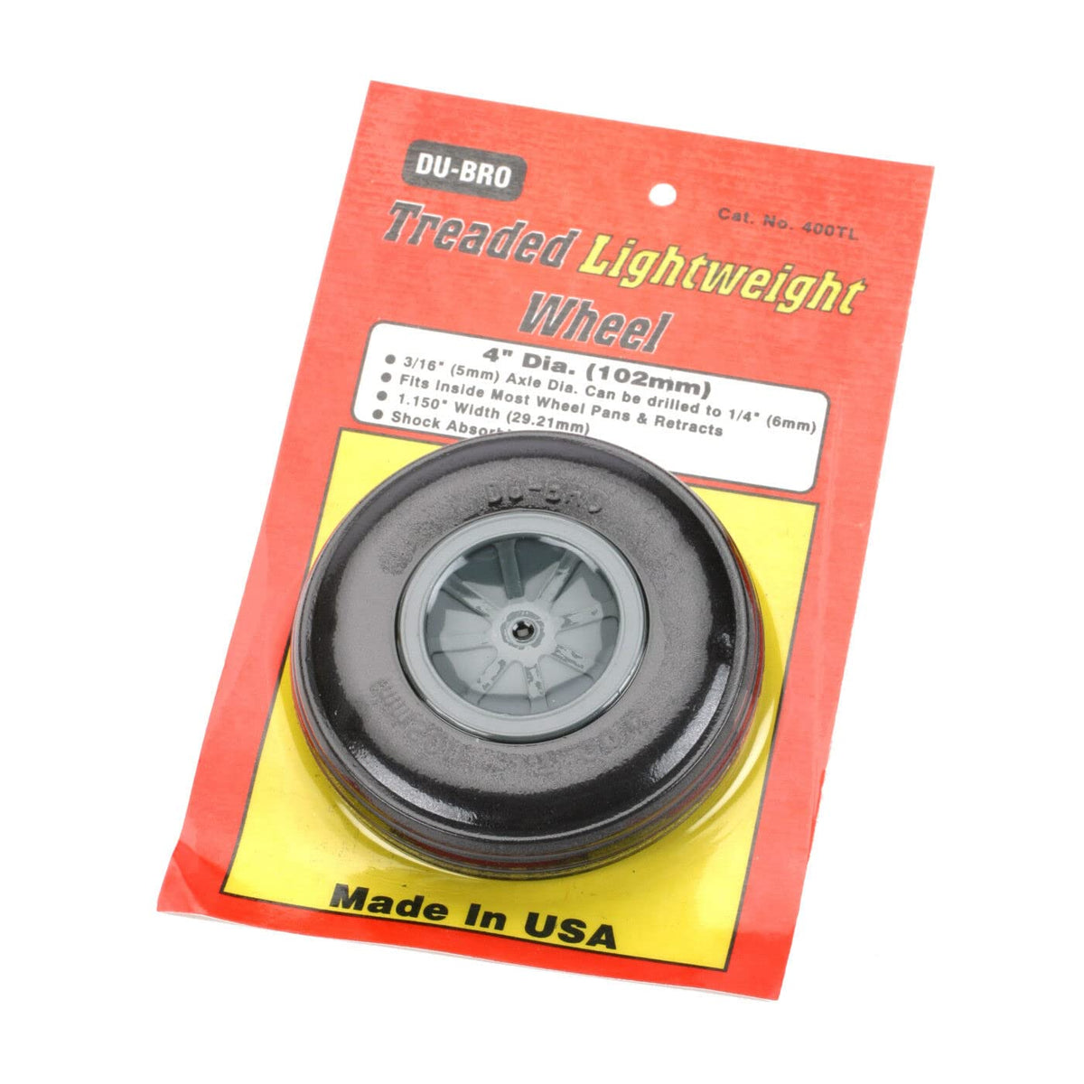 Du-Bro Diameter Treaded Lightweight Wheel