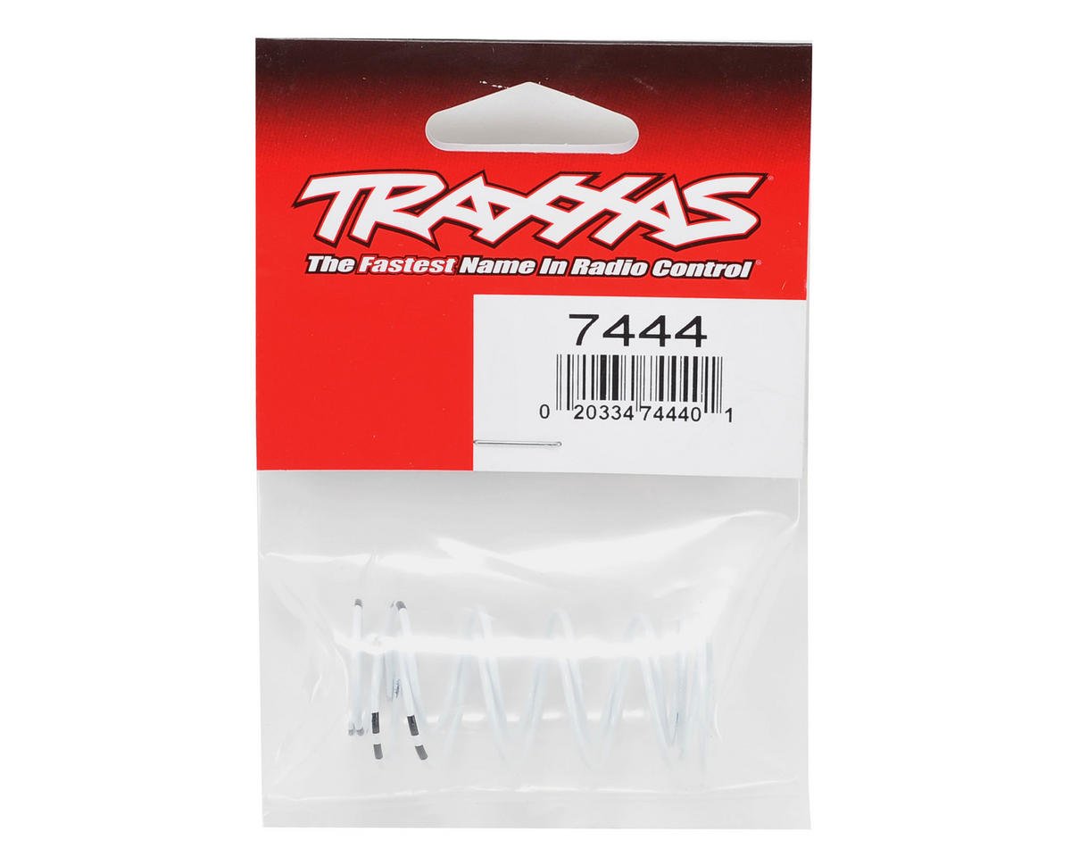 Traxxas 7444 Spring, Shock,White,GTR Long ,.767 Blk:6807L,6804R