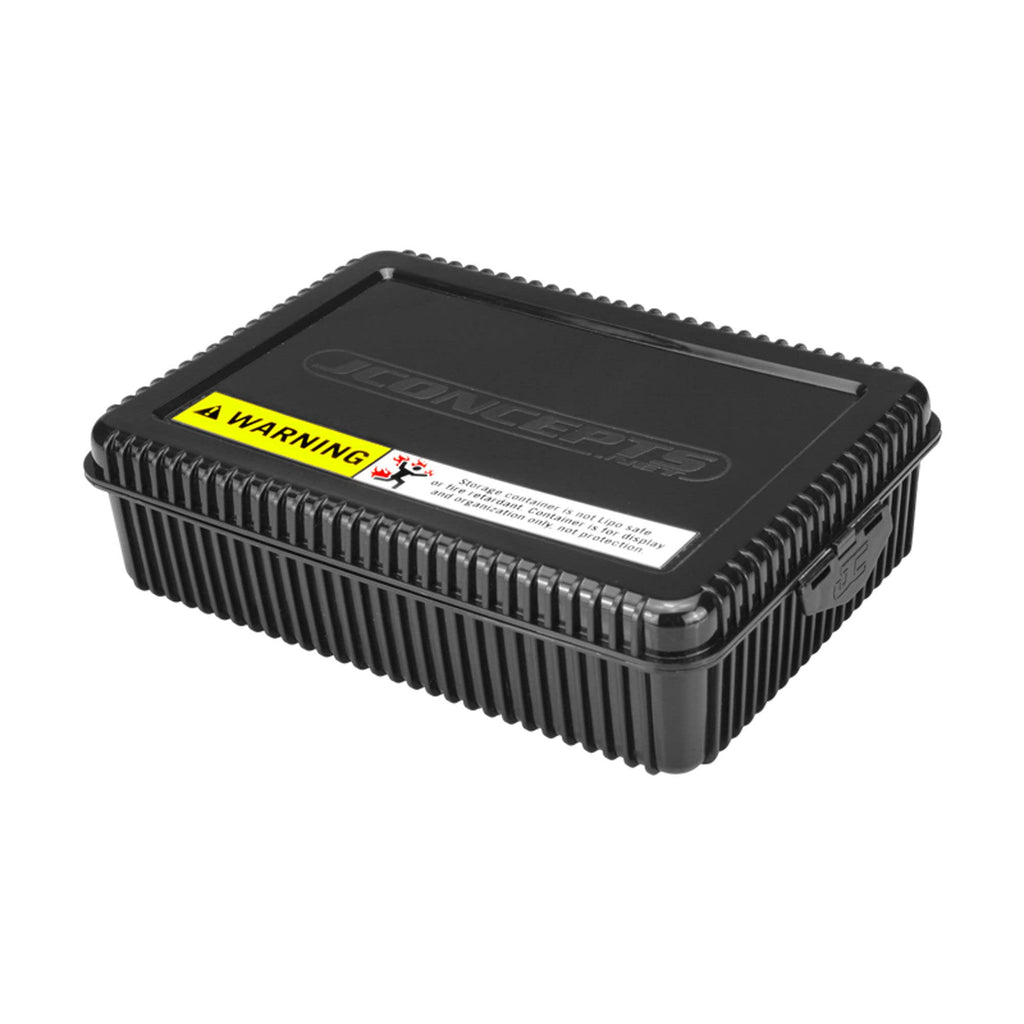 J Concepts JCO24962 Shorty Battery Storage Box w/ Foam Liner, Black