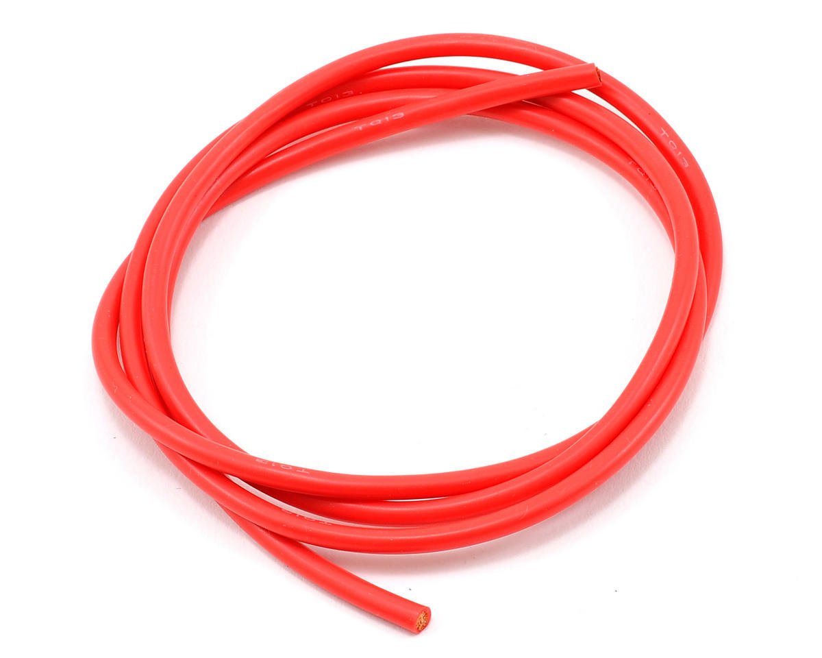 TQ Wire 1334 13 Gauge Super Flexible Wire- Red 3'