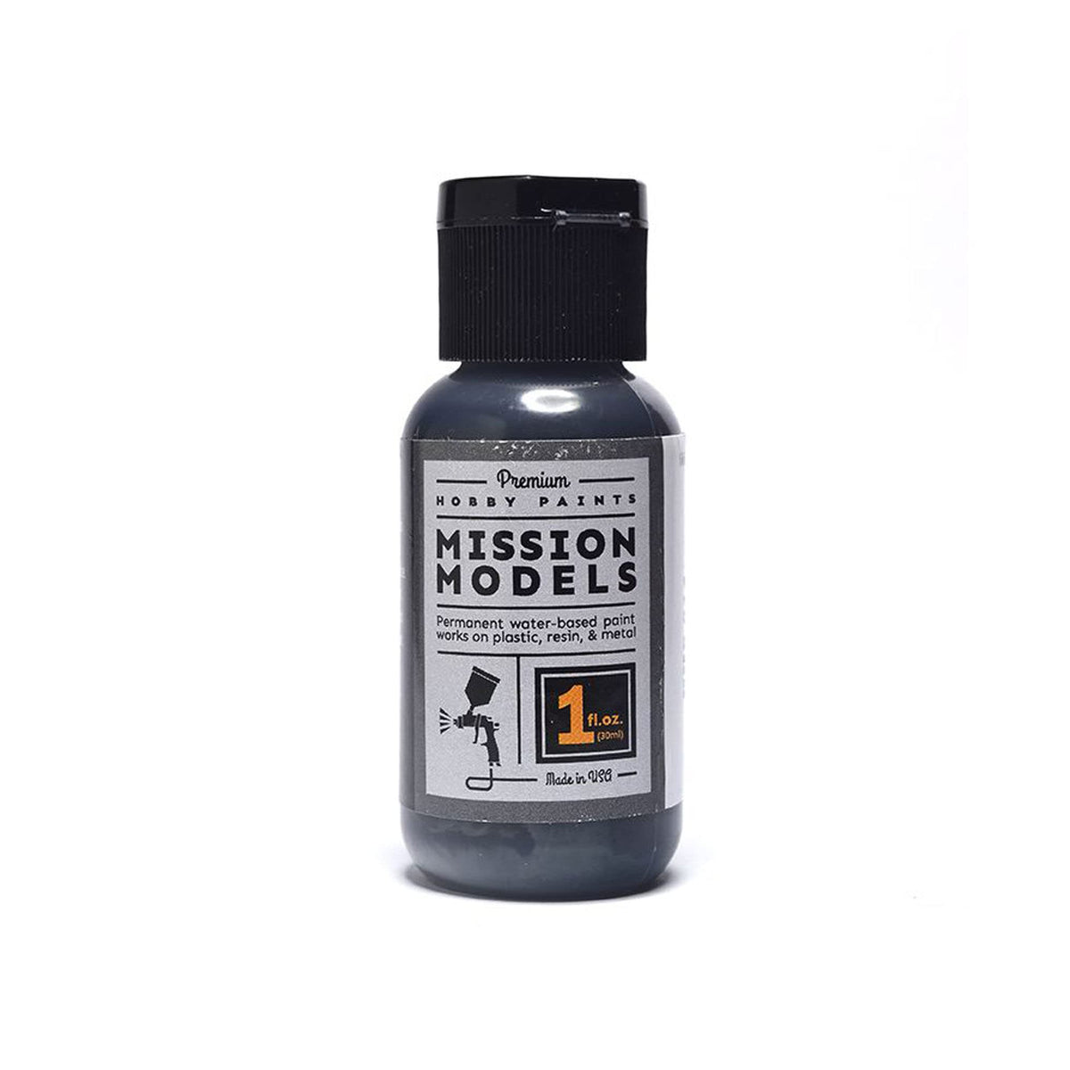 Mission Models MMP-014 Panzergrey RAL 7021 Acrylic Paint 1oz