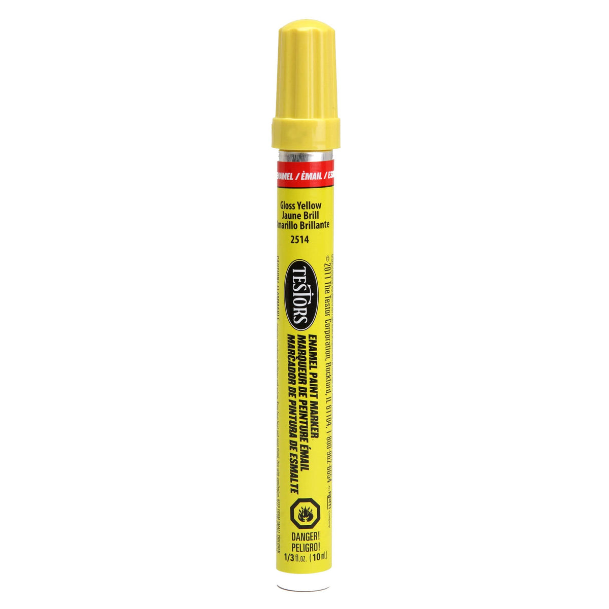 Testors 251409 Enamel Paint Marker (1), Yellow