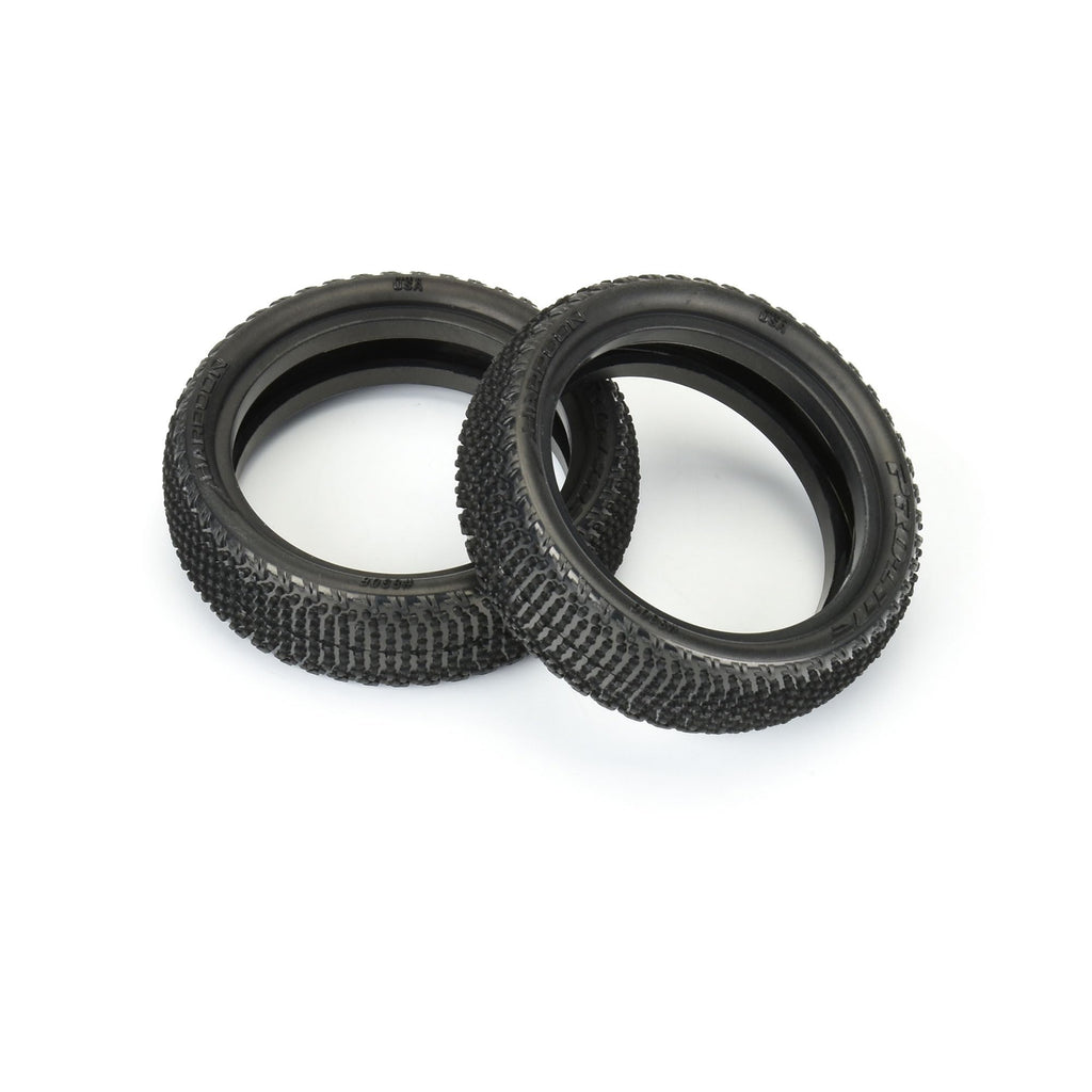 Pro-line Racing 8306304 1/10 Harpoon CR4 2WD Fr 2.2 Carpet Bggy Tires (2)