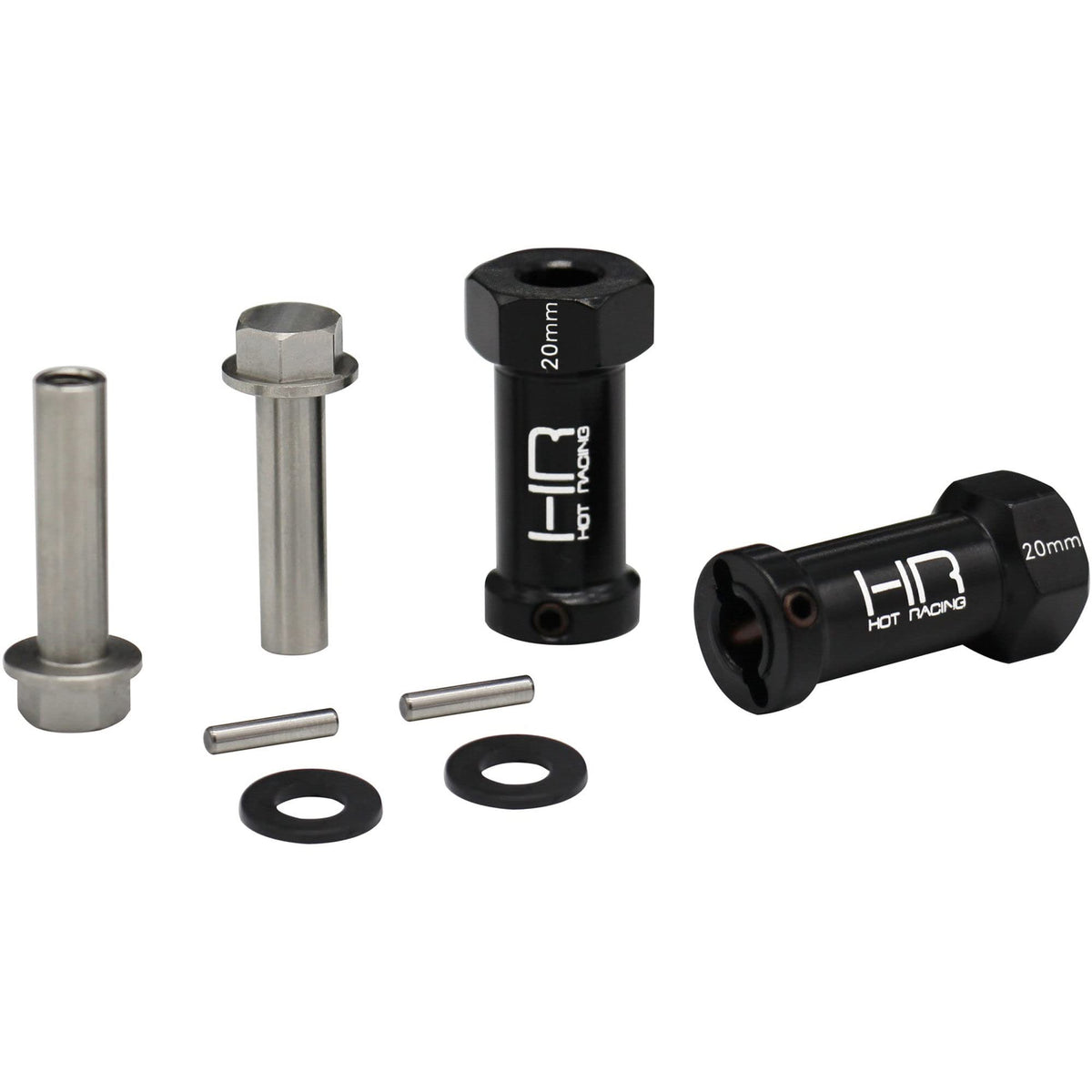 Hot Racing SCX10TT01 20mm Wheel Hub Extensions w/12mm Hex (2) SCX