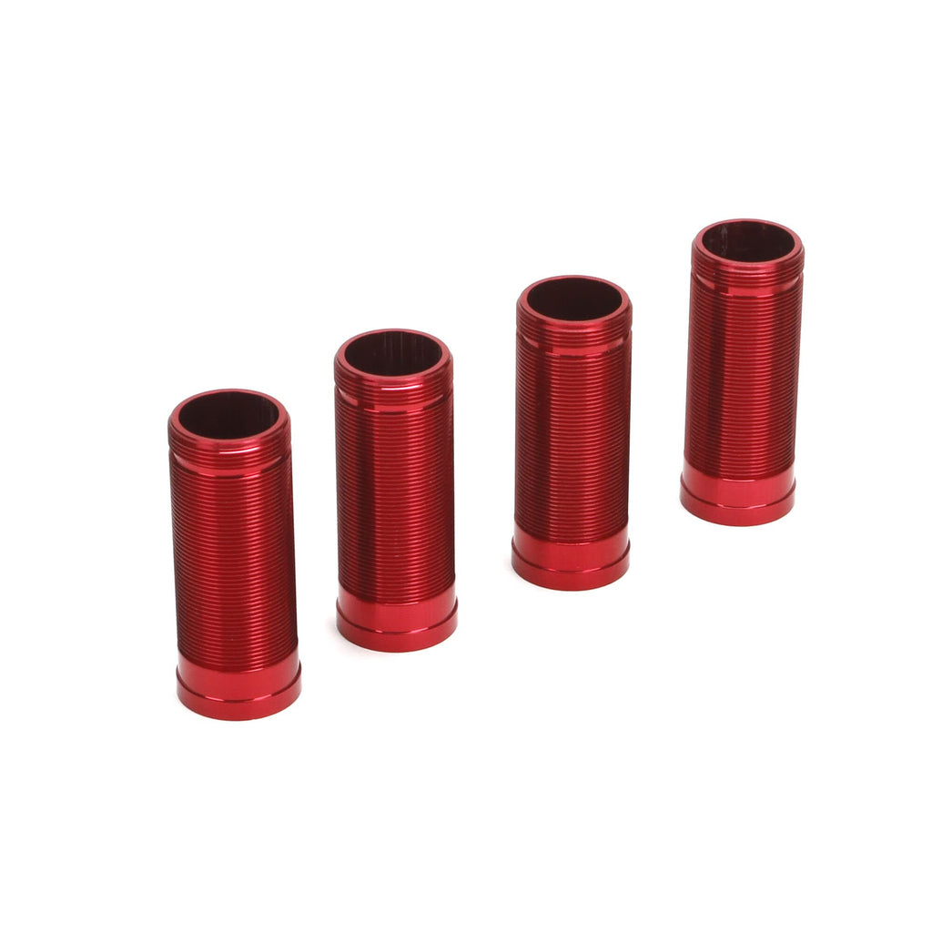 Losi LOS243000 Red Aluminum Shock Body/Bodies Set (4): 1/8 LST-XXL-2 Gas