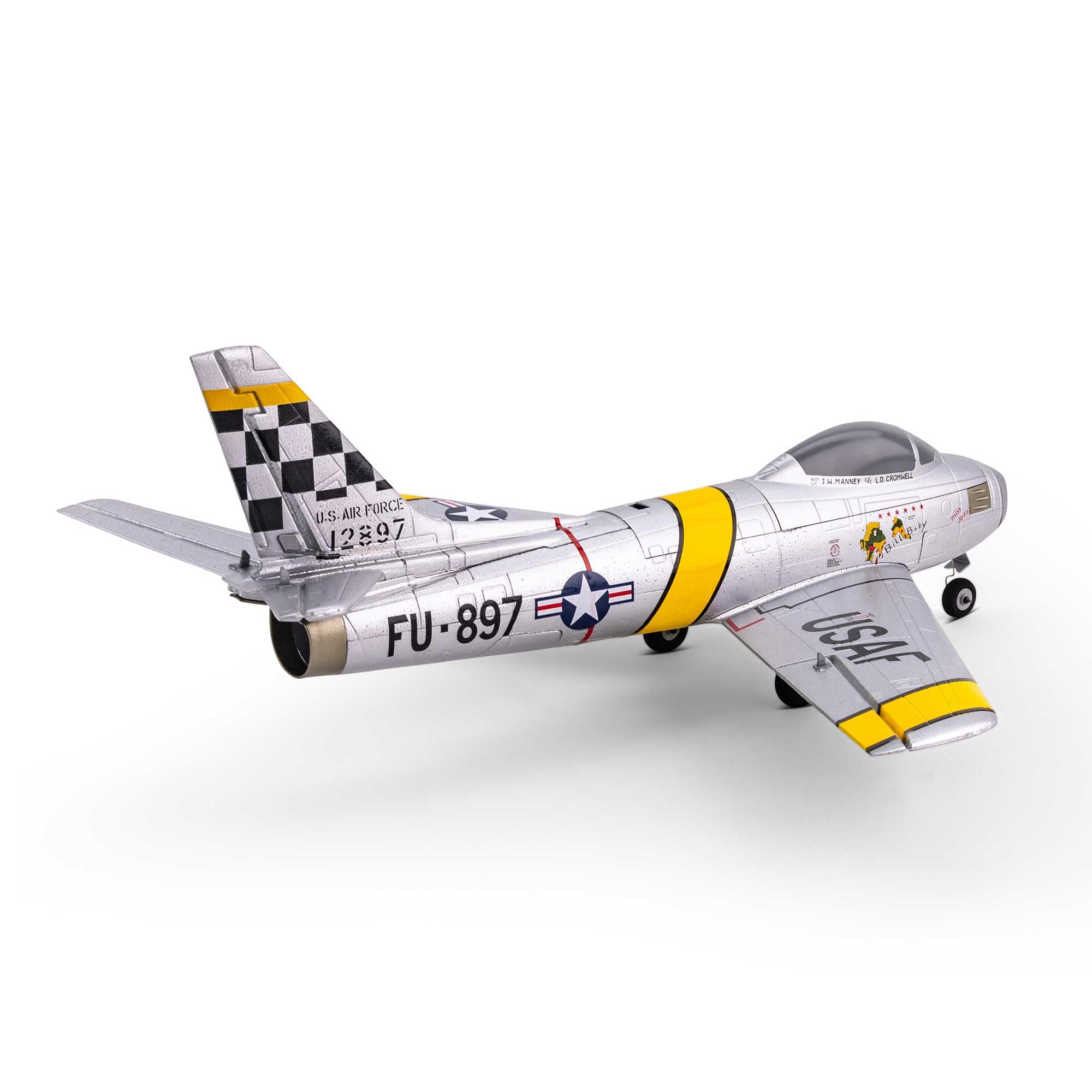 E-Flite EFLU7050 UMX F-86 Sabre 30mm EDF BNF Basic