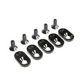 Losi LOS252106 Engine Mount Inserts & Screws, BLK, 21.5T(5): 5ive-T 2.0