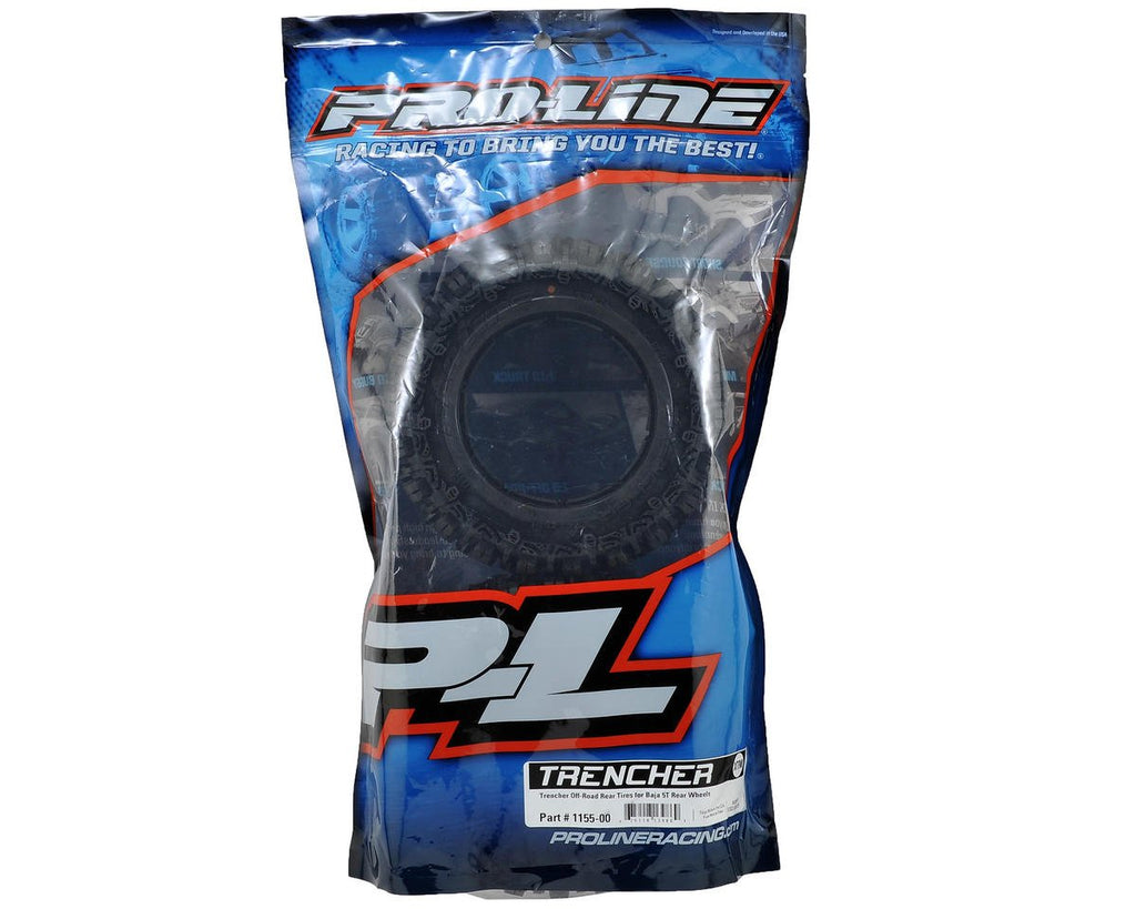 Pro-Line 1155-00 Trencher Off-Road Rear Tires (2): 1/5 Baja 5T