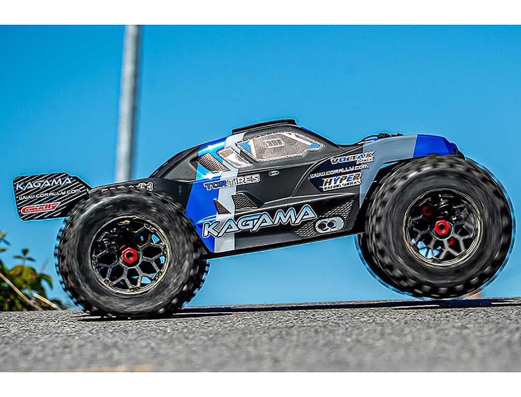 Corally 00474-B Kagama XP 6S Monster Truck, Roller Chassis Version, Blue