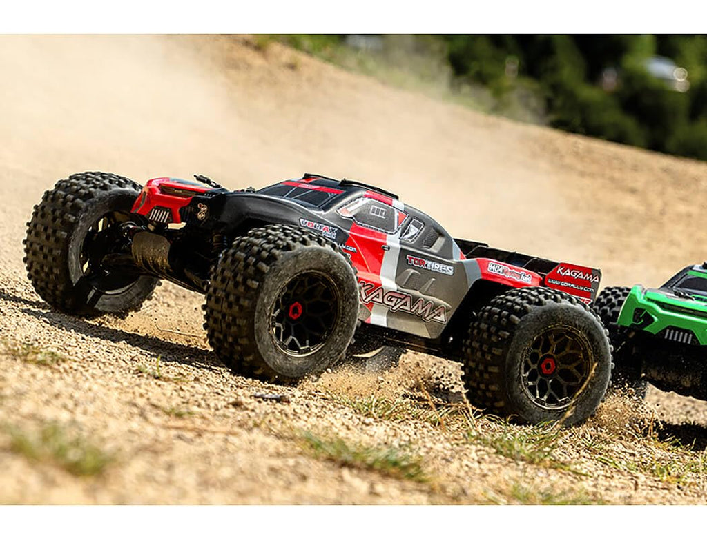 Corally 00474-R Kagama XP 6S Monster Truck, Roller Chassis Version, Red