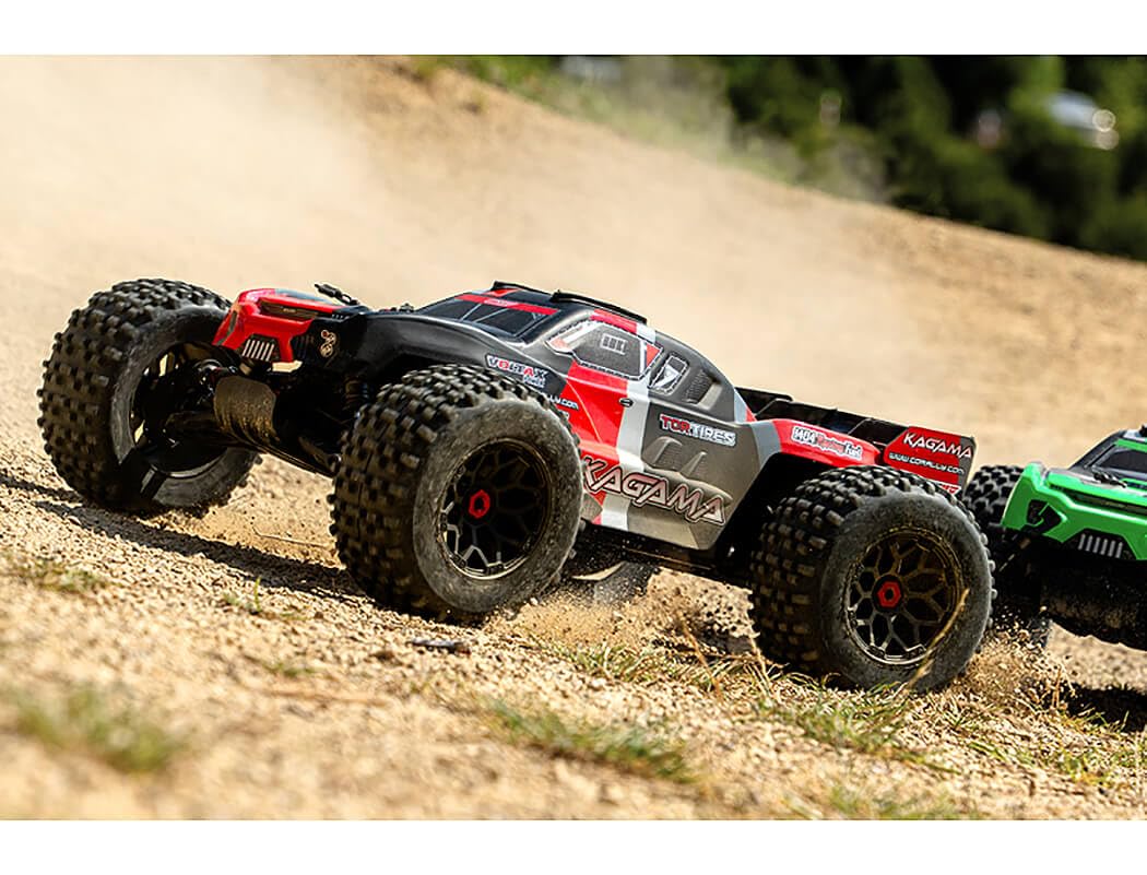 Corally 00474-R Kagama XP 6S Monster Truck, Roller Chassis Version, Red