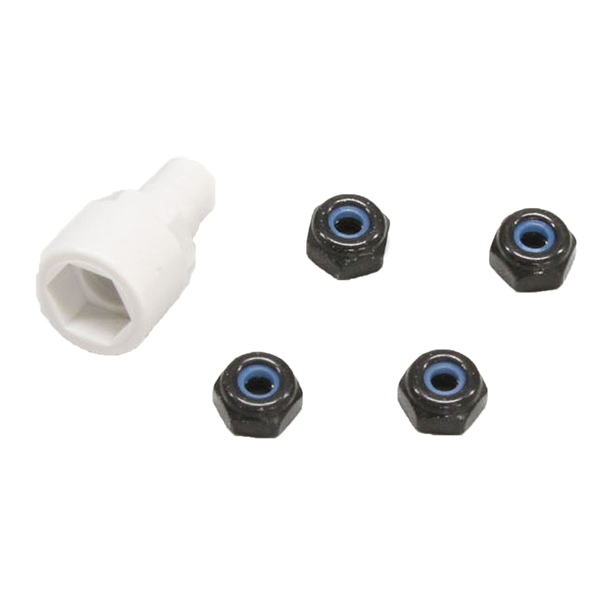 Kyosho MZW13BK Color Nylon Nut Black