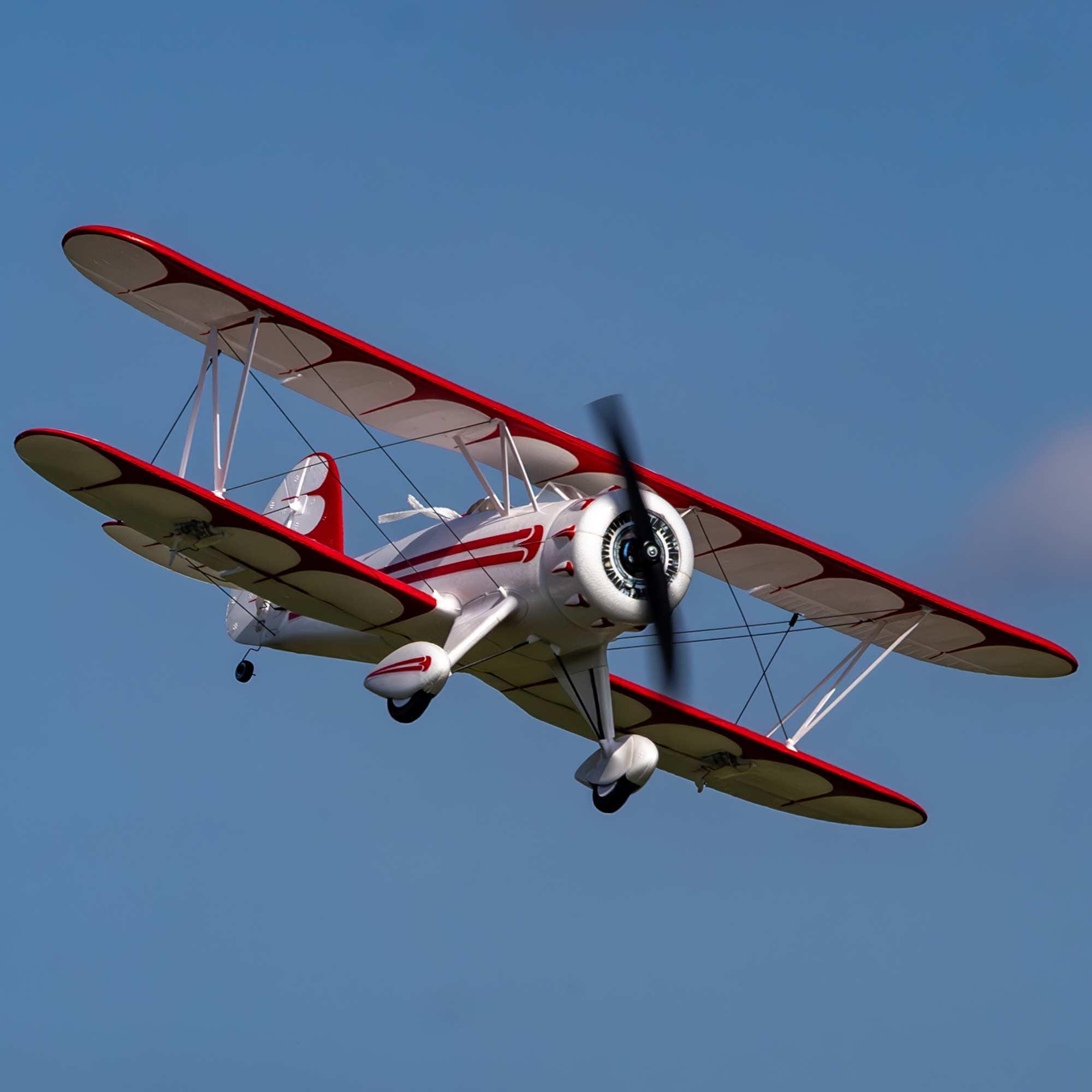E-Flite EFLU53550 UMX WACO, White BNF Basic with AS3X & SAFE