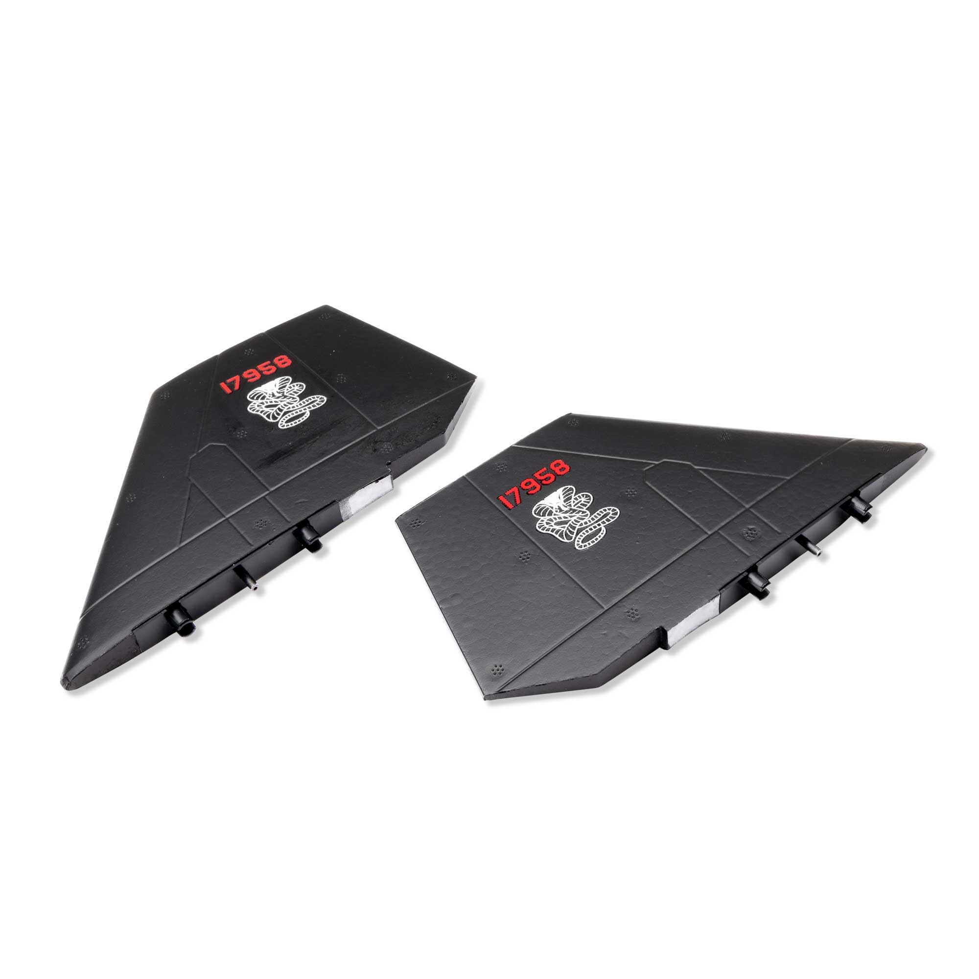 E-Flite EFL02058 Fin Set; Black: SR-71 Twin 40mm EDF