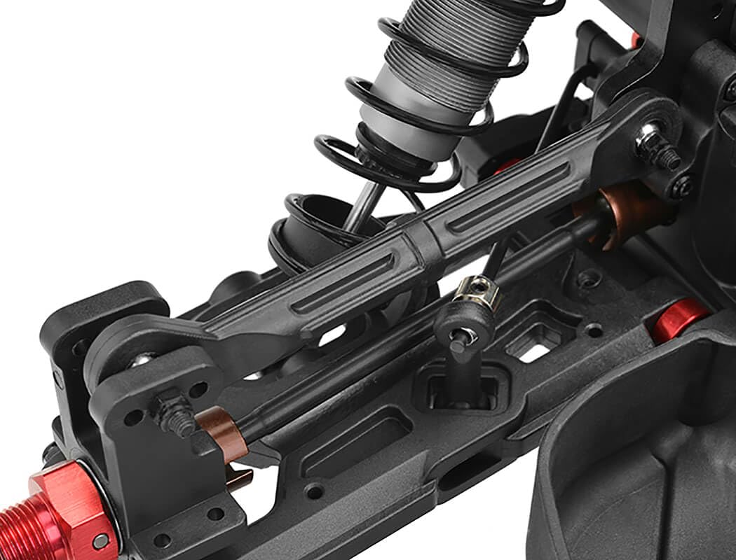 Corally 00485-R Spark XB6 1/8 6S Basher Buggy, ROLLER, Red