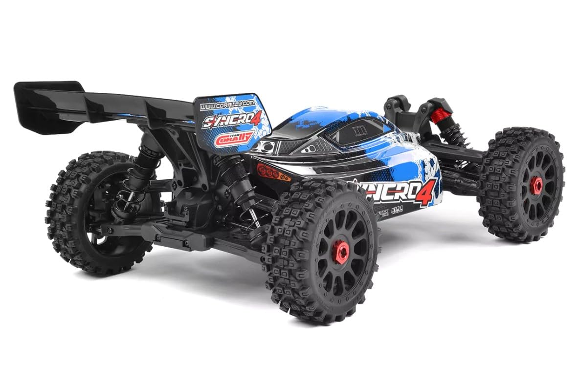 Corally 00287-B Syncro-4 1/8 4S Brushless Off Road Buggy, RTR, Blue