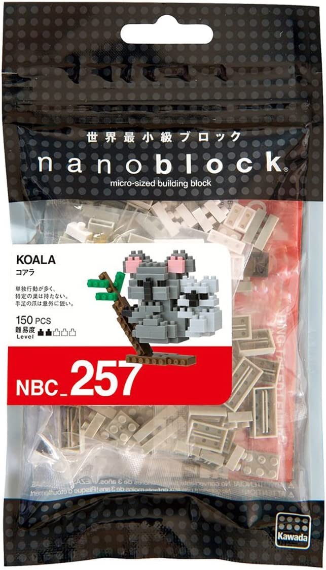 Nanoblock 20949 Koala "Animals", Nanoblock Collection Series (Box/12)