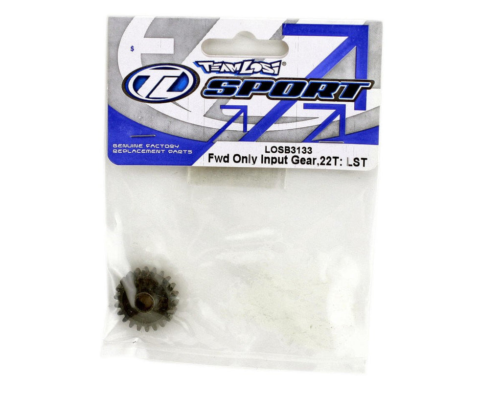 Losi LOSB3133 Forward Only Input Gear, 22T: LST, XXL, XXL-2, LST2, Aftershock