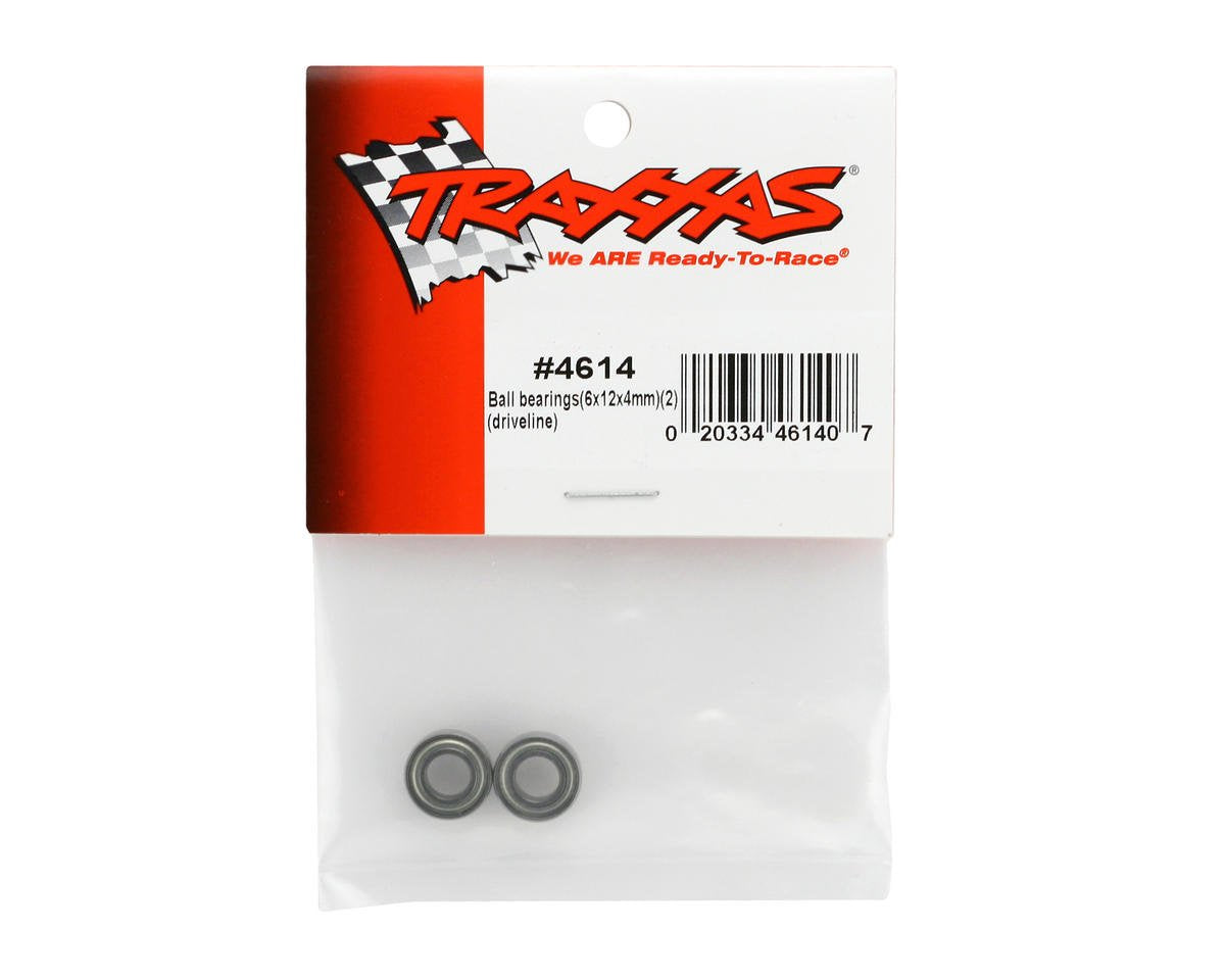 Traxxas 4614 Axle Carrier Ball-Bearings (2) 6 x 12 x 4mm (6x12mm)