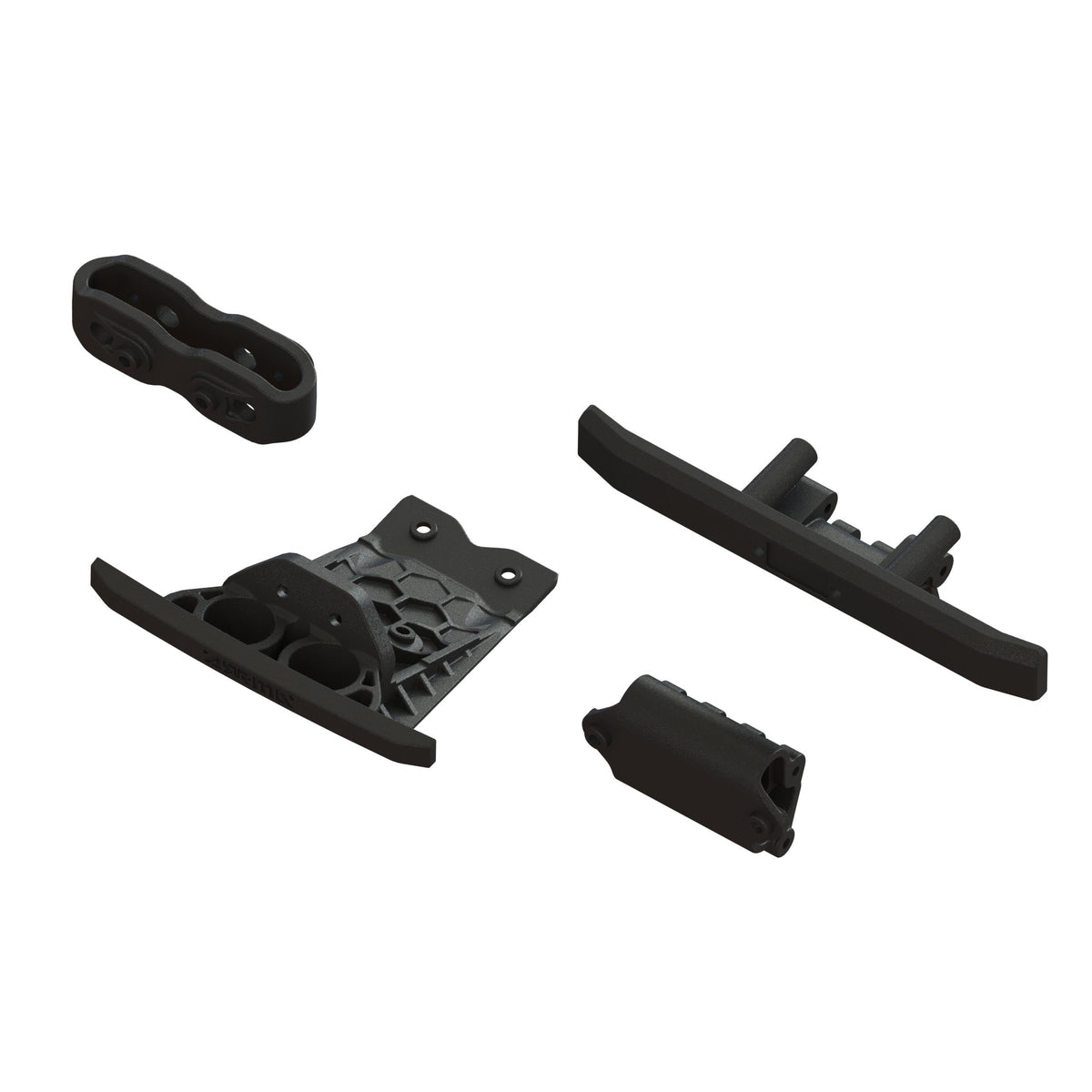 Arrma ARA-1547 Lower Skid And Bumper Set (Black)