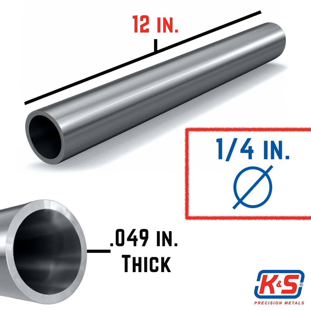K&S 83060 Round Aluminum Tube