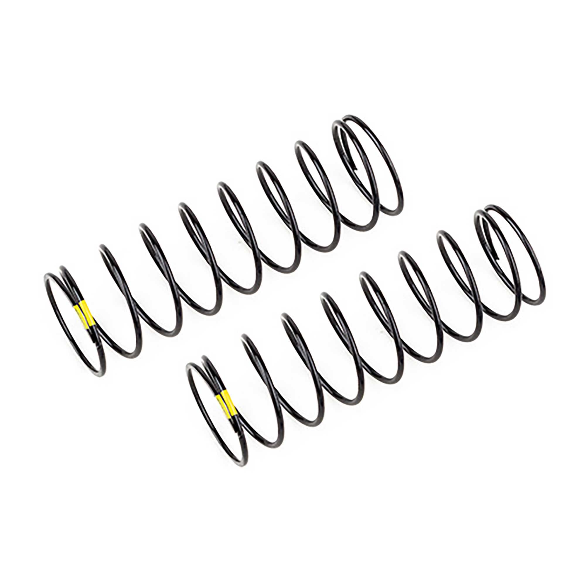 Associated 91951 13mm Rear Shock Springs, yellow 2.3lb/in, L61
