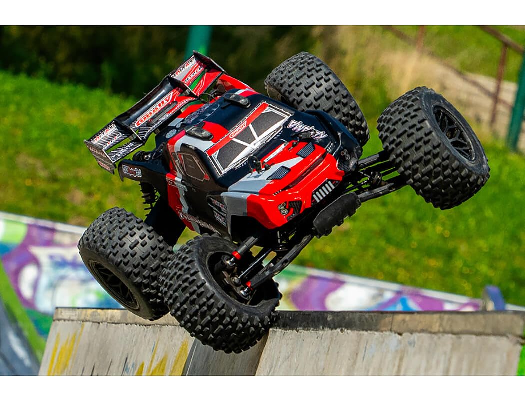 Corally 00474-R Kagama XP 6S Monster Truck, Roller Chassis Version, Red