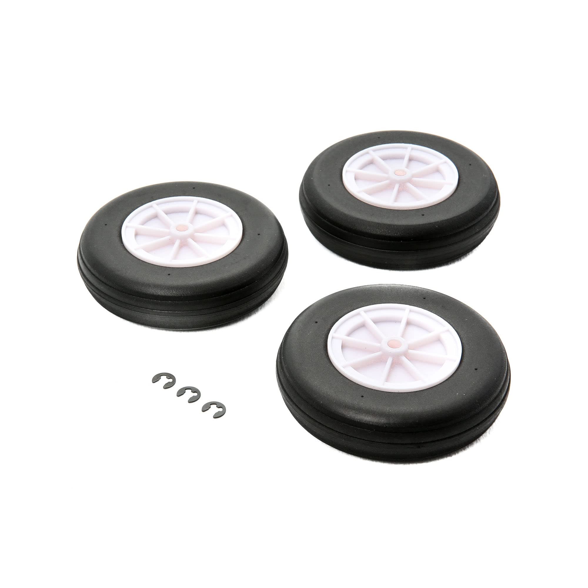 E-Flite EFL1310 Wheel Set (3): Carbon-Z T-28