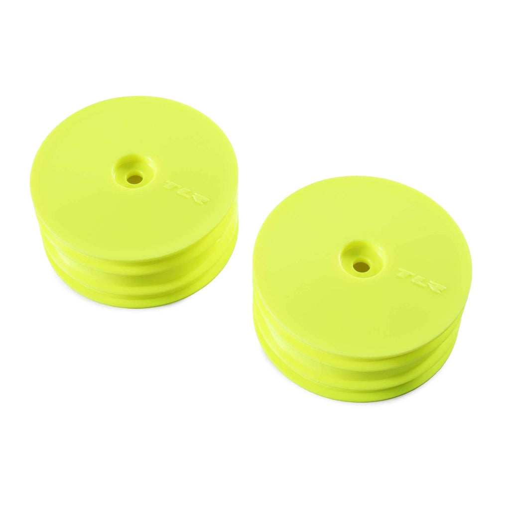 Team Losi Racing TLR43021 Front Wheel, Yellow (2): 22X-4