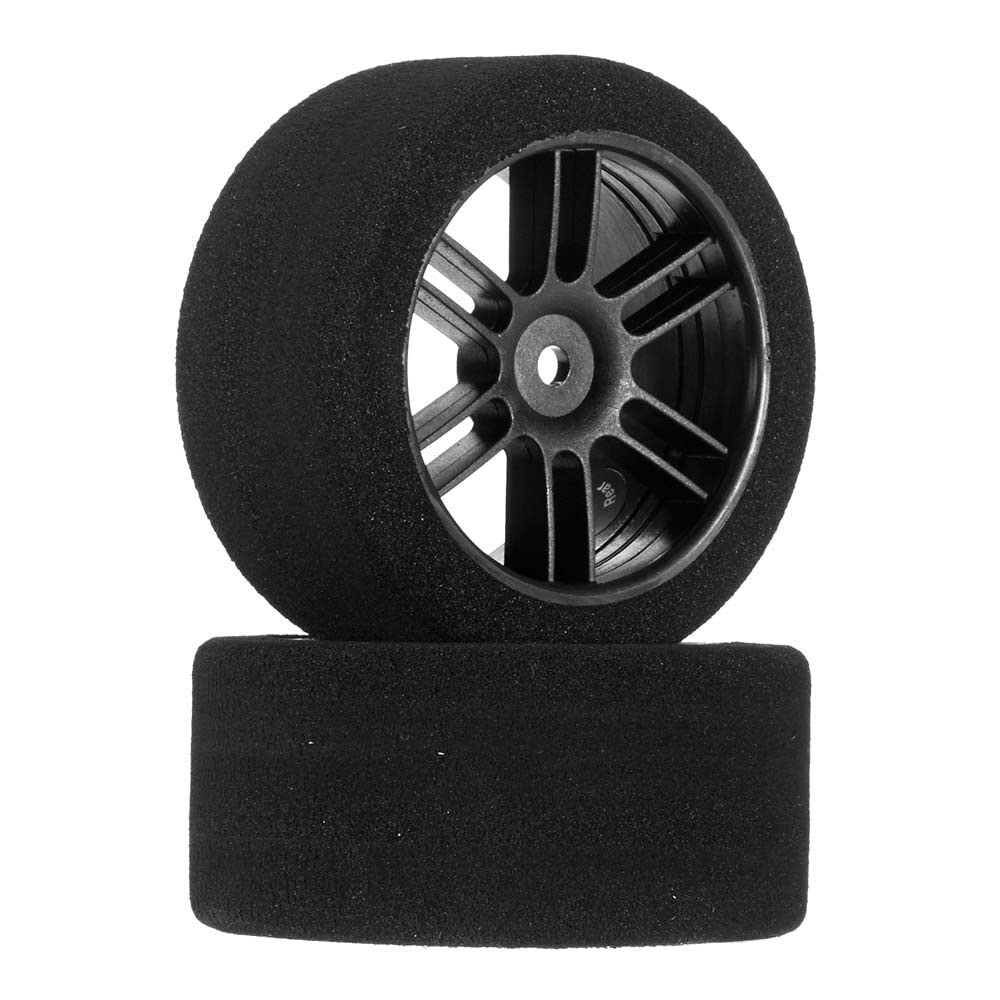 BSR F3035B Rear 30mm Nitro Touring Foam Tire, Blk Whl, 35 (2)
