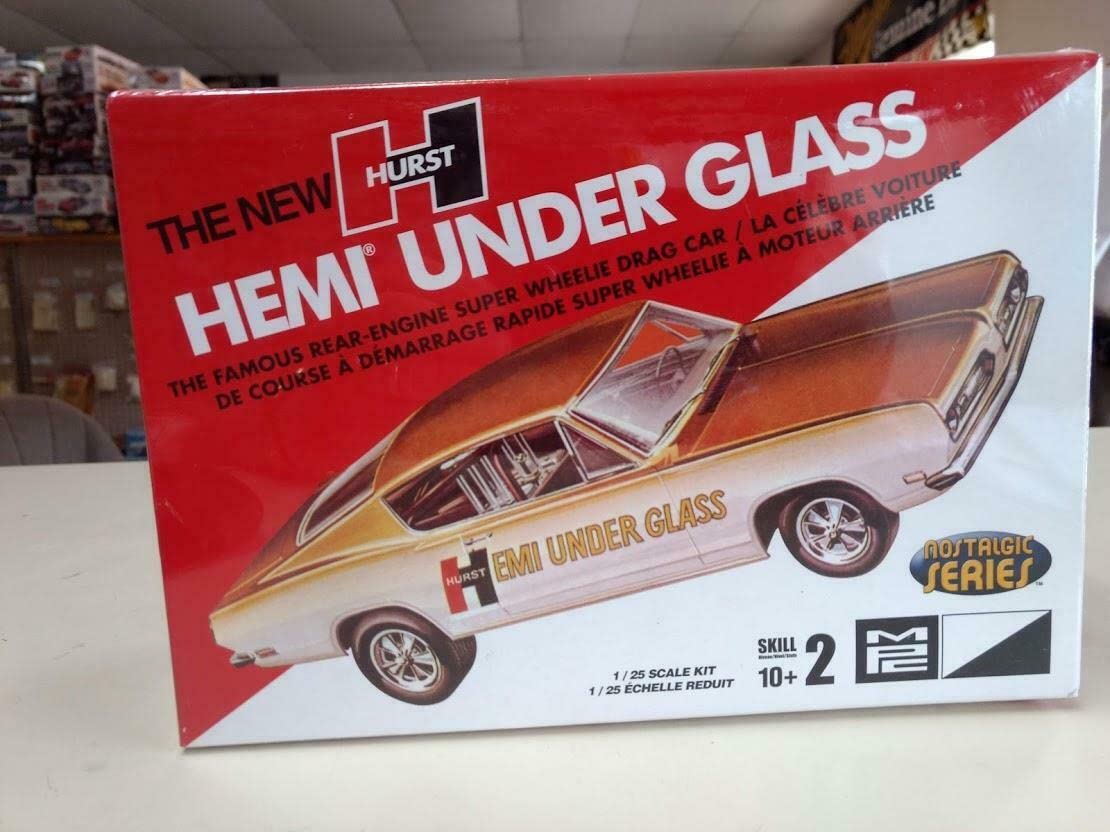 MPC 38418 The New Hurst Hemi Under Glass Model Kit 1/25 Scale