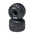 Losi LOS-2060 MT Tires,Black Beadlock, Premount(2): Mini LMT