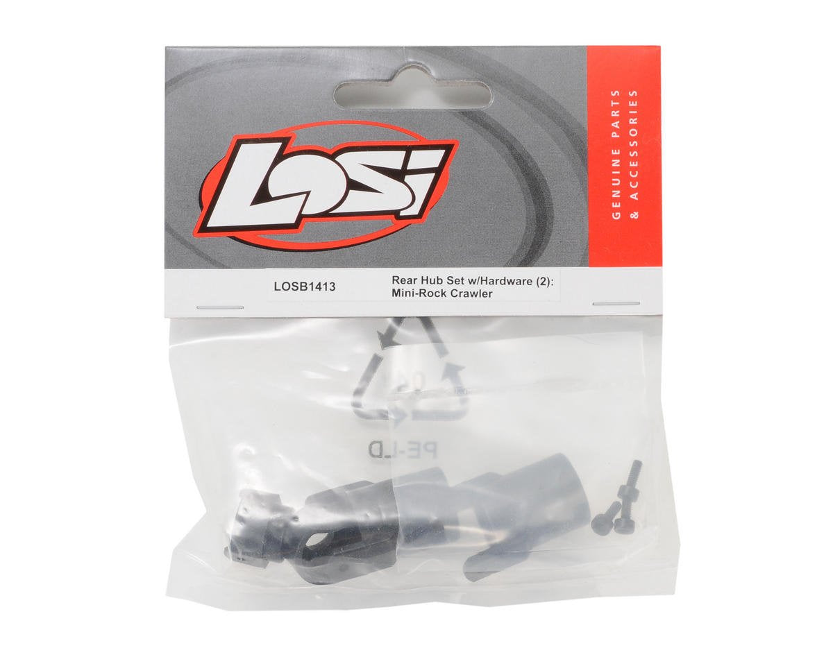 Losi LOSB1413 Rear Hub Set + Hardware: 1/18 Mini-Rock-Crawler