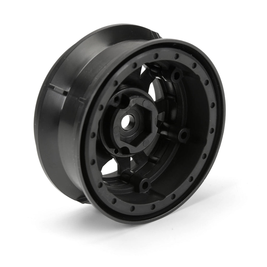 Pro-Line 276903 Front, Rear Impulse 1.9 Blk Plastic BeadLoc Wheels: Crawler