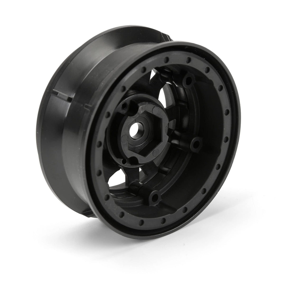 Pro-Line 276903 Front, Rear Impulse 1.9 Blk Plastic BeadLoc Wheels: Crawler