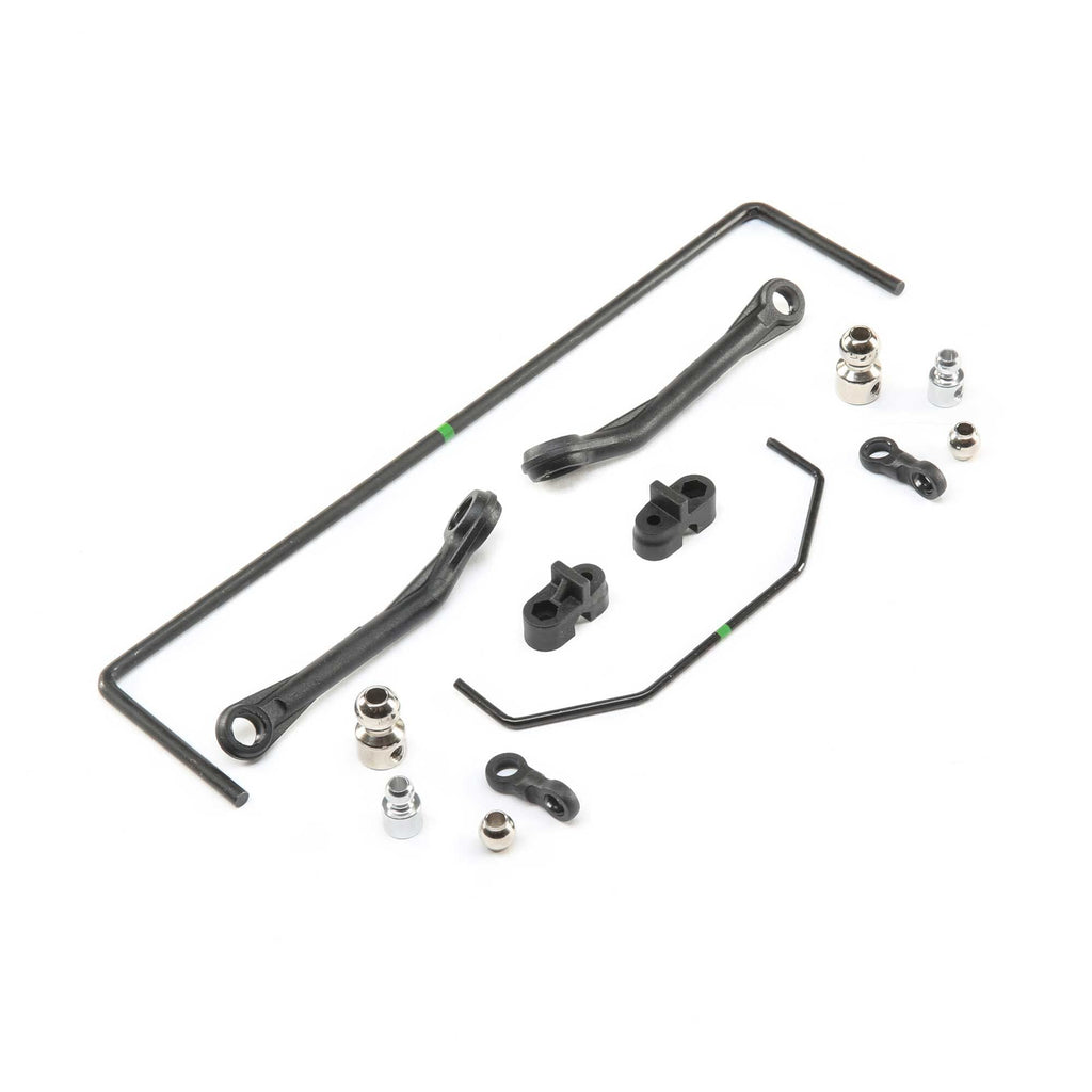 Losi LOS254043 Front & Rear Sway Bar Set: 1/6 Super Baja Rey