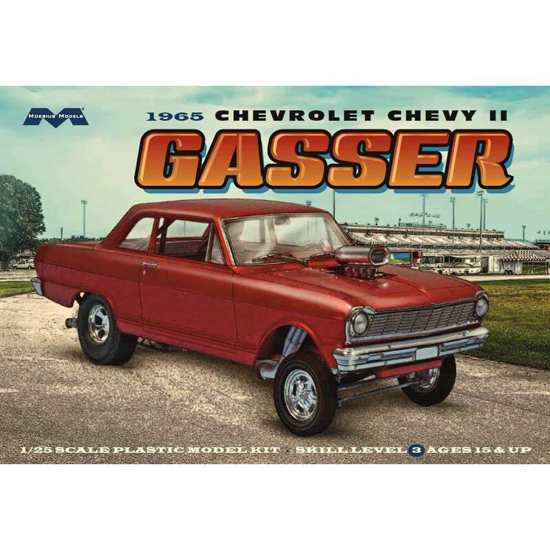 Moebius Models 2324 1965 Chevy II Gasser 1/25 Scale Plastic Model Kit