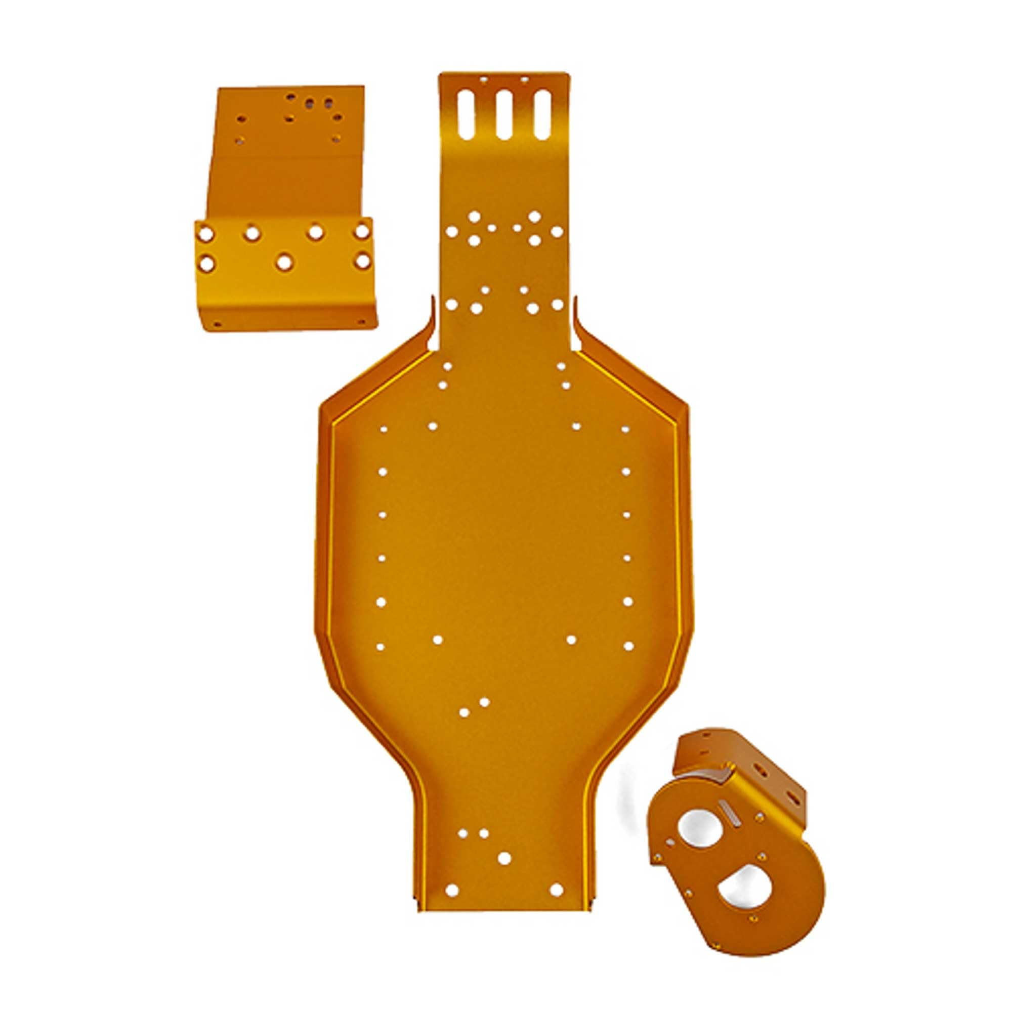 Associated 6637 RC10 Chassis, gold