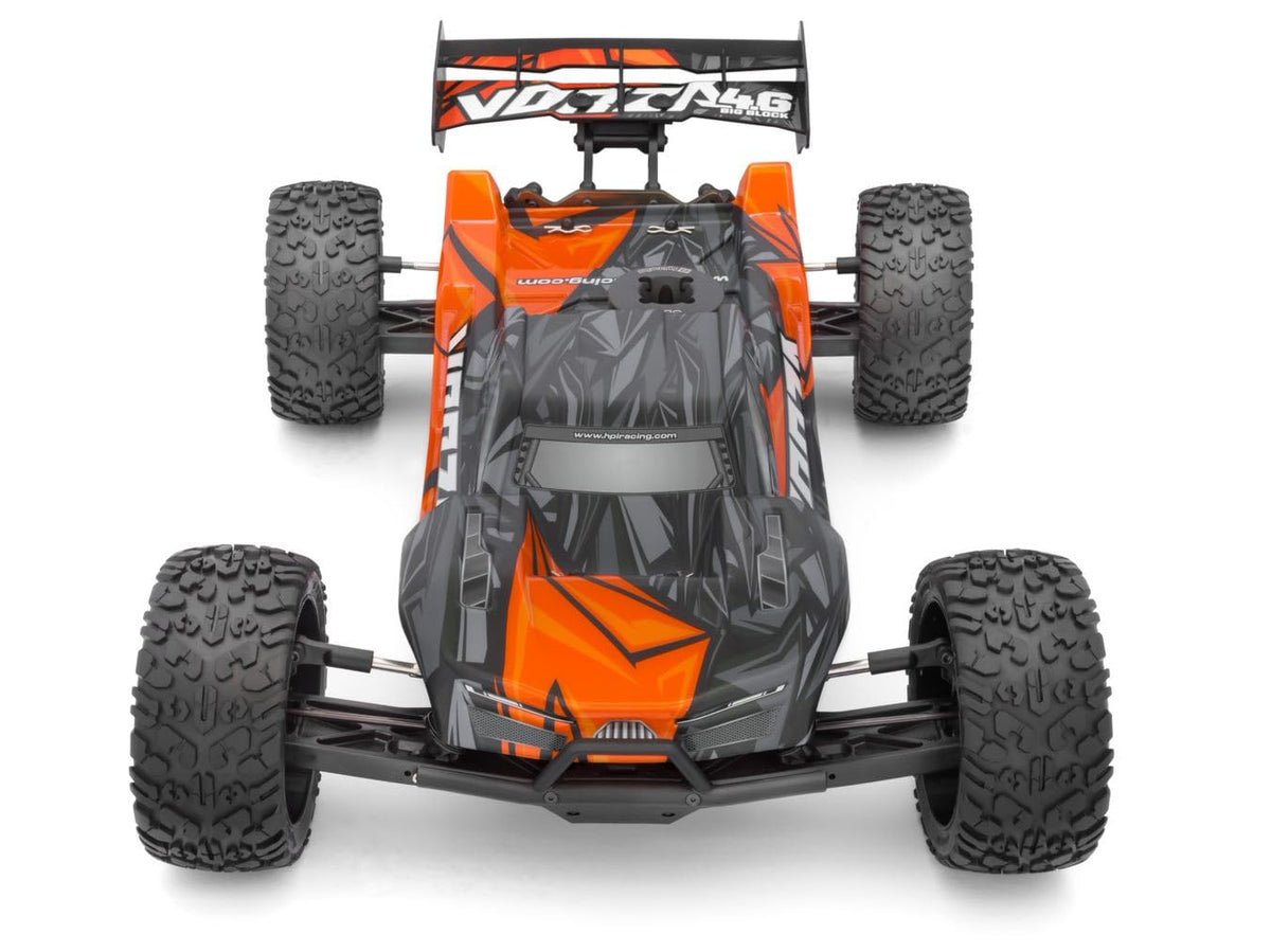 HPI Racing 160180 Vorza 4.6 Truggy, 1/8 4WD RTR Big Block Nitro w/2.4Ghz Radio