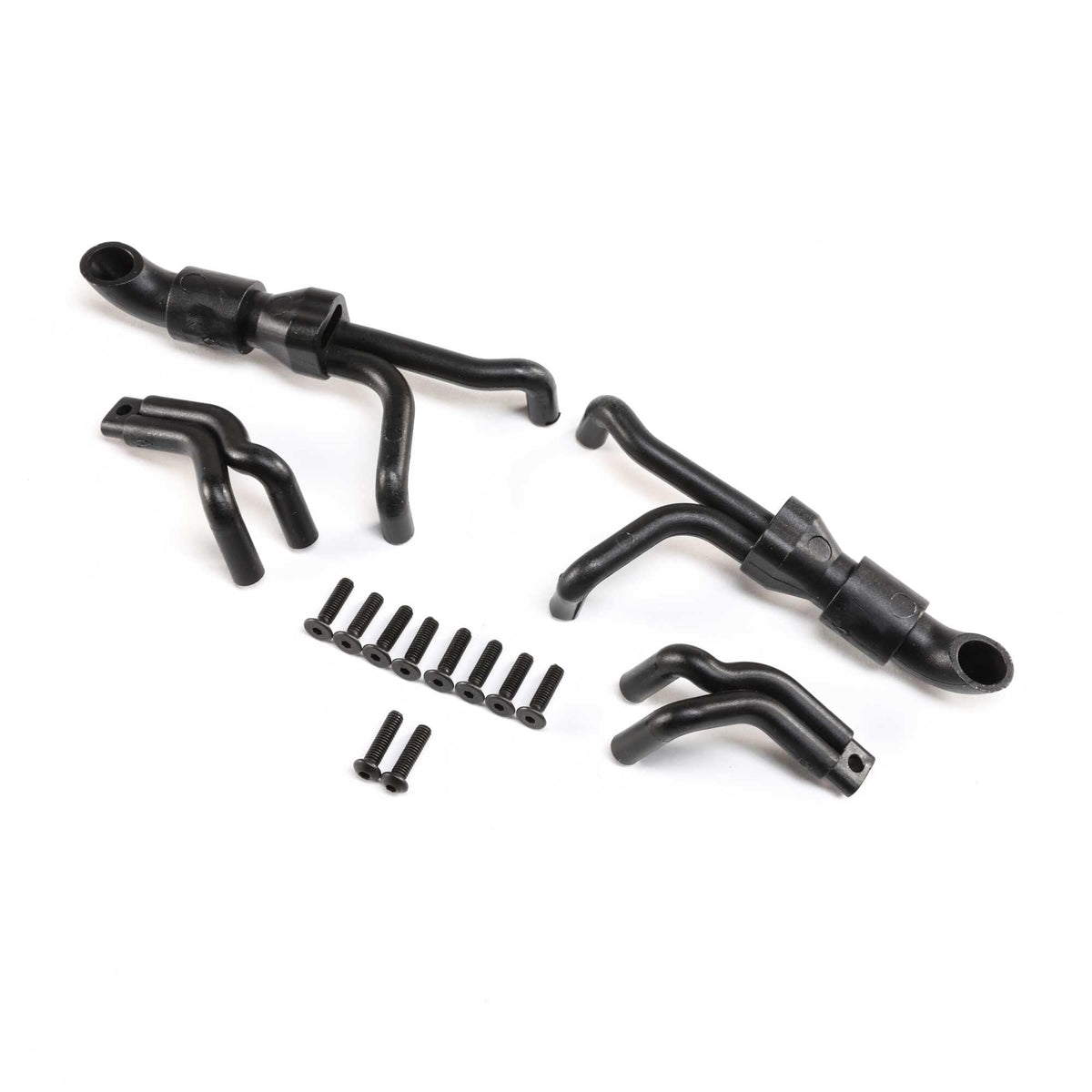 Losi LOS241035 4n1 Collective Headers, Silver: LMT