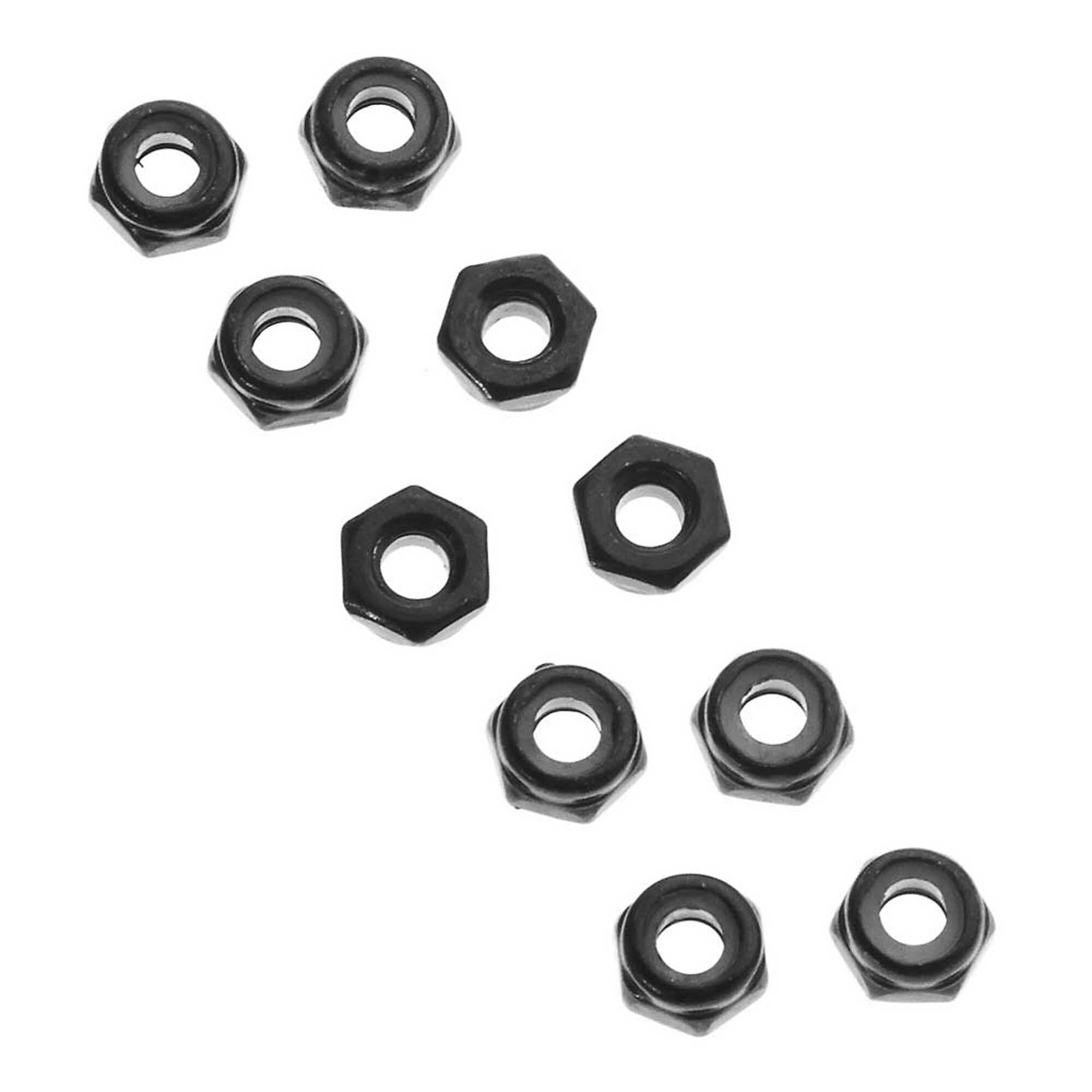 Axial AXA1052 Thin Nylon Locking Hex Nuts(10) M3/3mm: 1/8 Yeti XL 1/10 Yeti/RR10