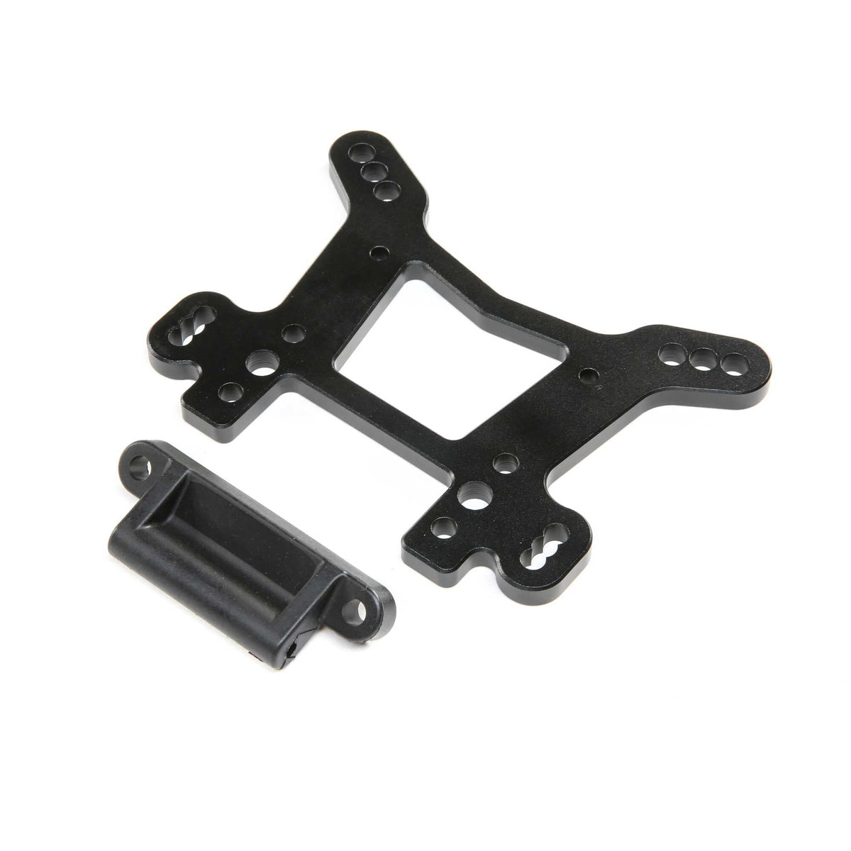 Losi LOS254063 Shock Tower, Front, Black, AL: DBXL-E 2.0
