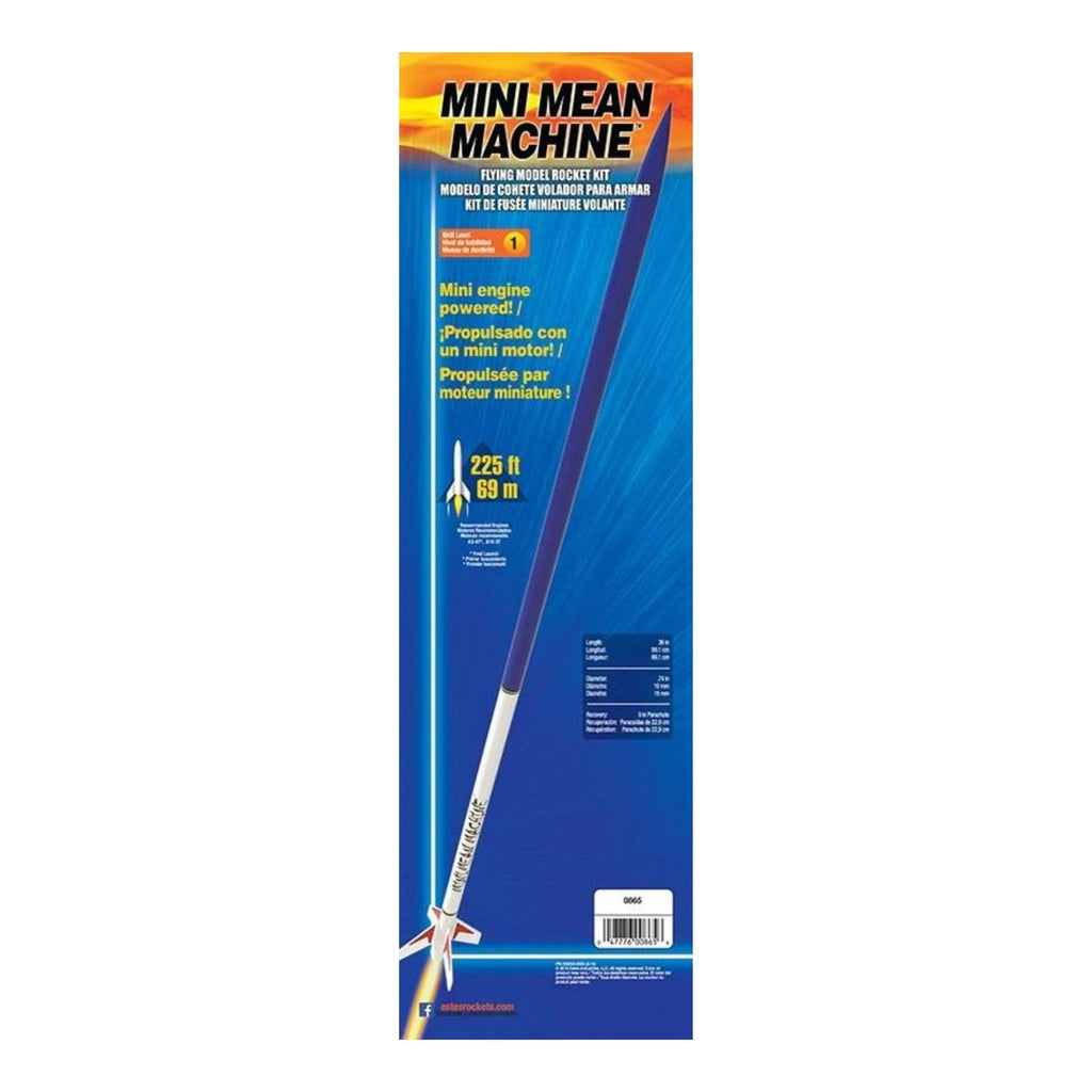 Estes Rockets 865 Mini Mean Machine Model Rocket Kit